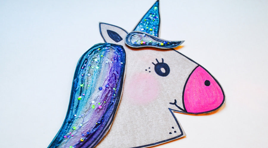 Rainbow Unicorn Cardboard Standup