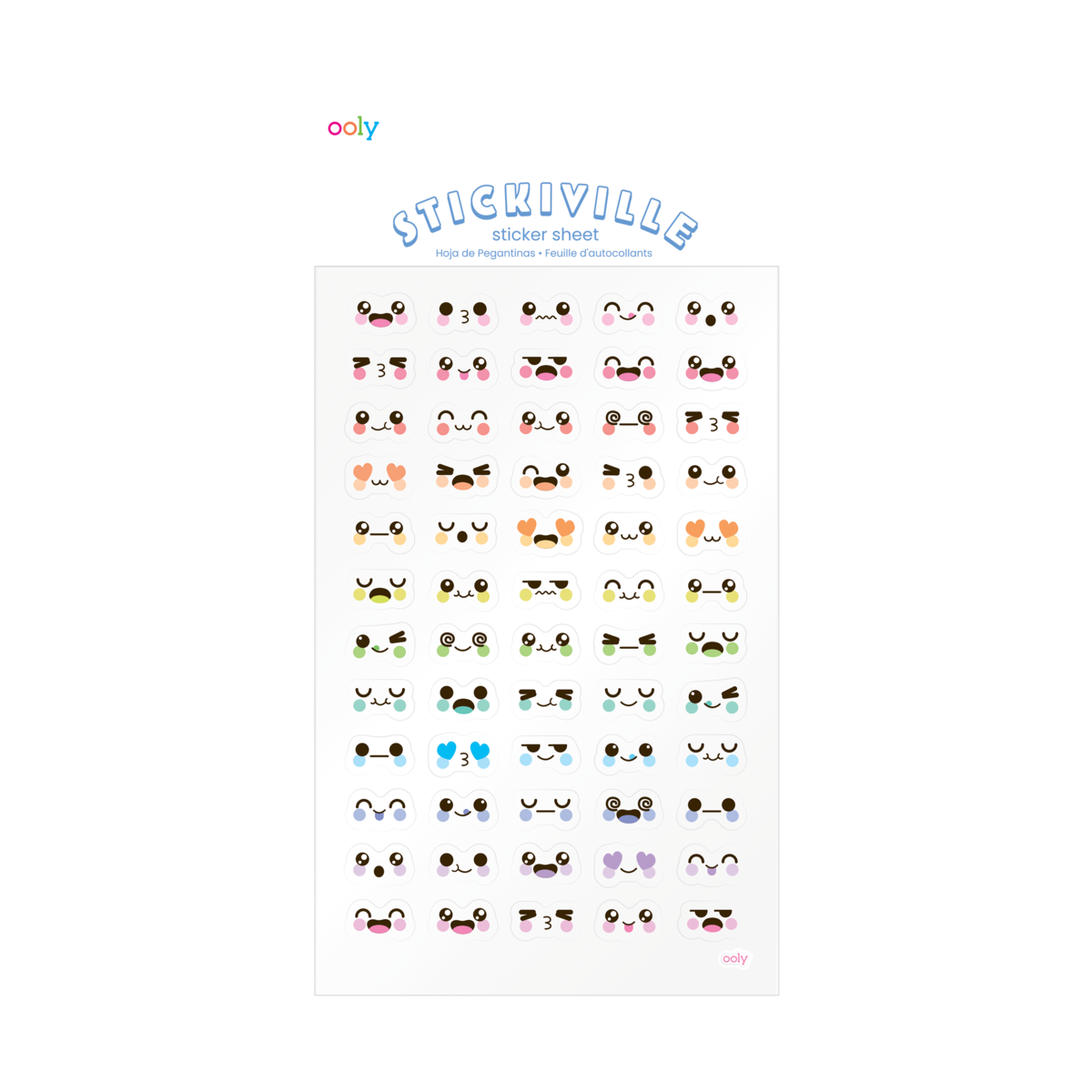Little Kawaii Animal Sticker Set, Mouse Stickers, Kawaii Journal Stickers 