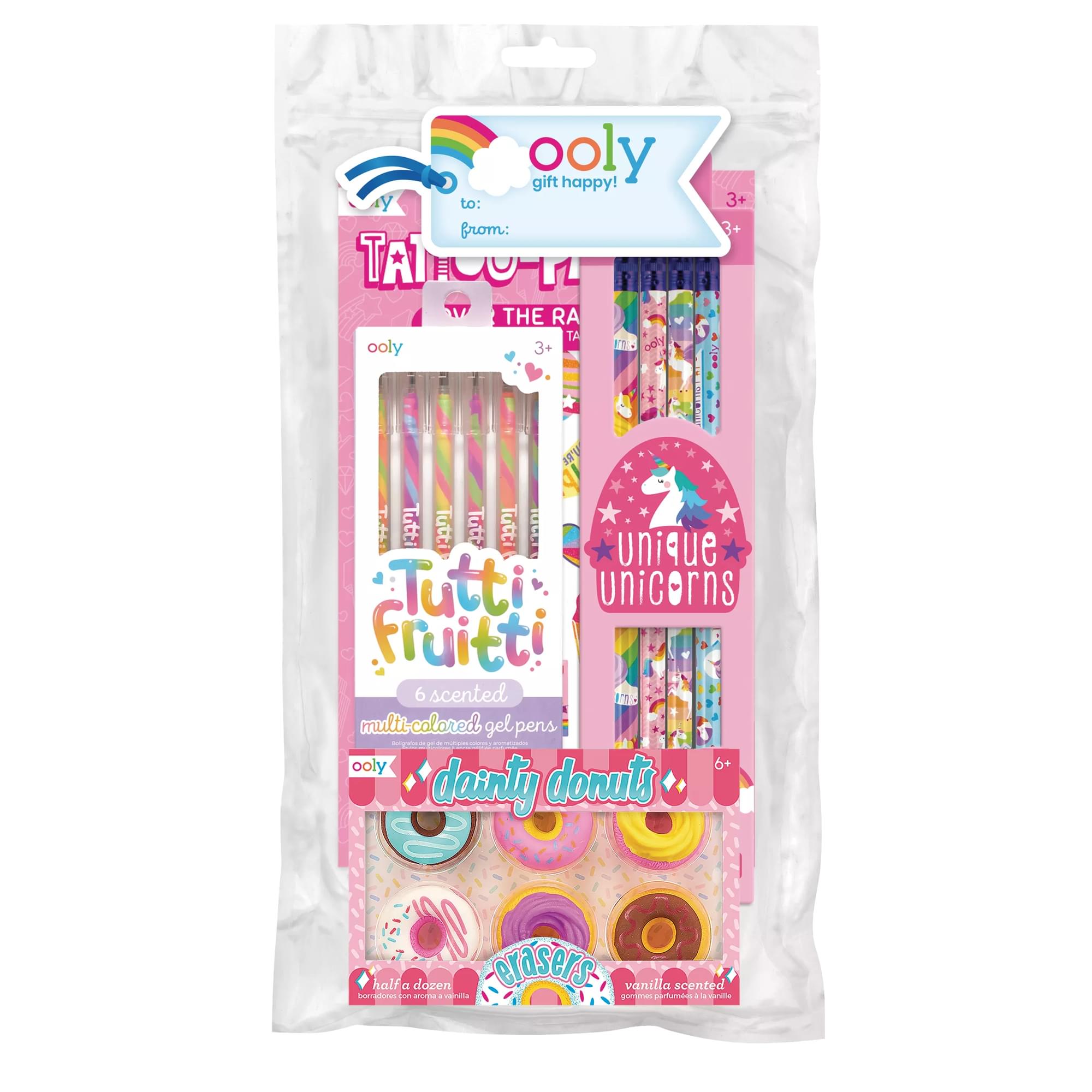 Ooly - Dainty Donuts Scented Erasers - Set of 6