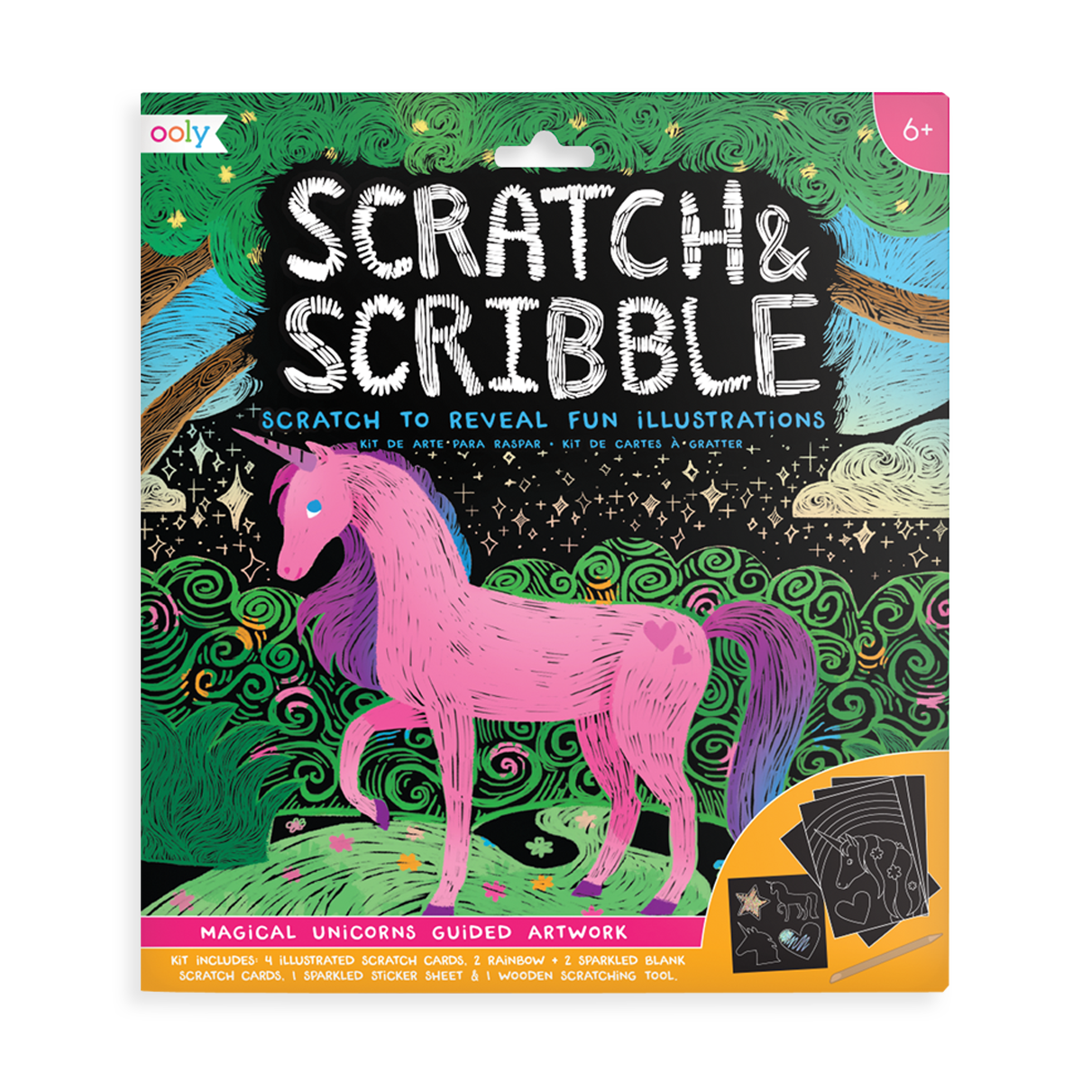 Scratch Art Unicorns