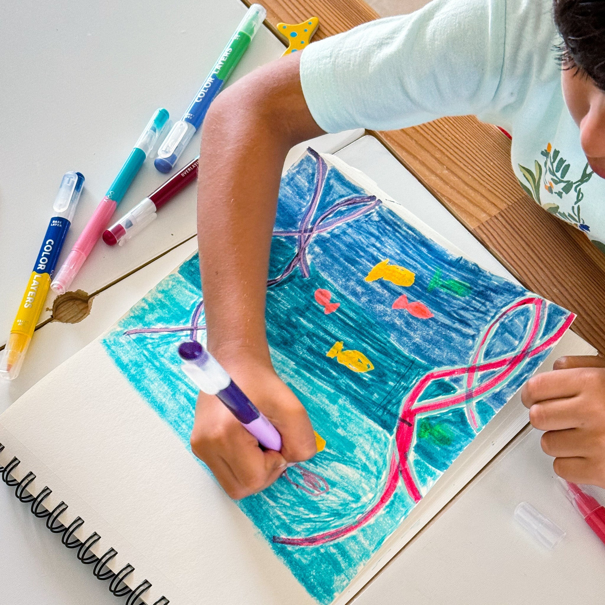 Ocean Wonders: A Coloring STEAM Craft With OOLY Markers