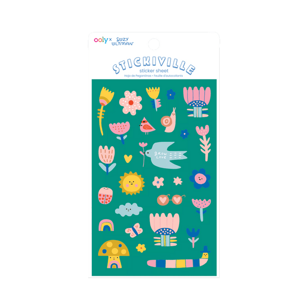 Ooly Stickiville Snail Mail Stamps Stickers