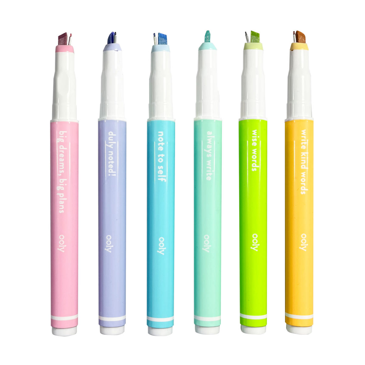 Noted! 2-in-1 Micro Fine Tip Pens & Highlighters - Set of 6 – Jones &  Daughters