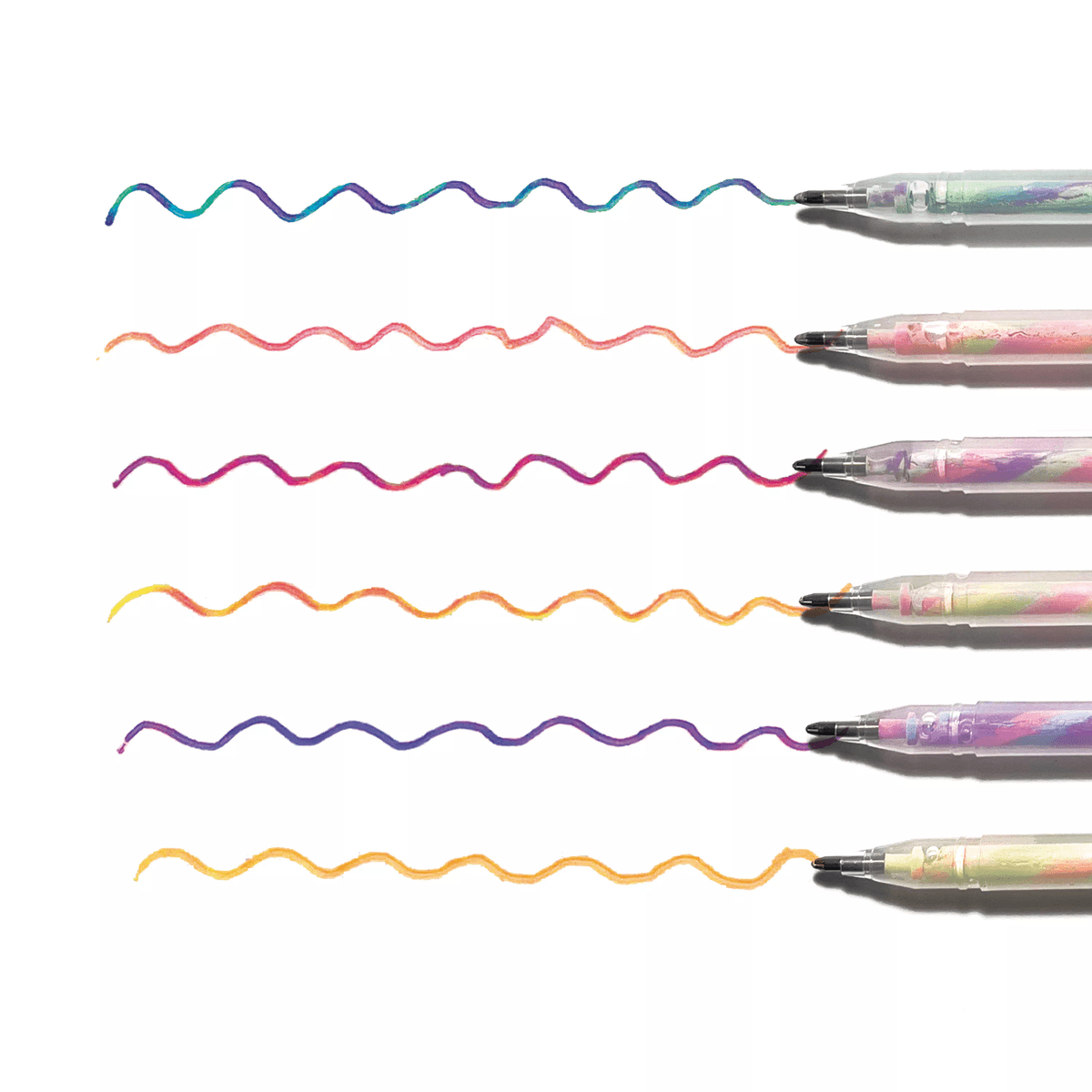 Radiant Writers Glitter Gel Pens – Bundle of 12 Sets - OOLY