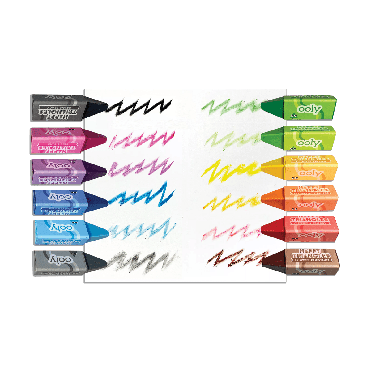 Rainbow Scoops Vanilla Scented Stacking Erasable Crayons by OOLY -  Ladyfingers Letterpress