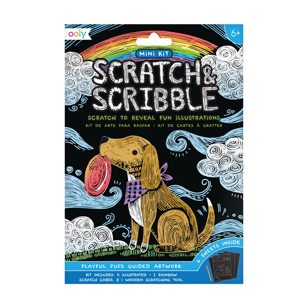Ooly Wacky Universe Scratch & Scribble Mini Art Kit