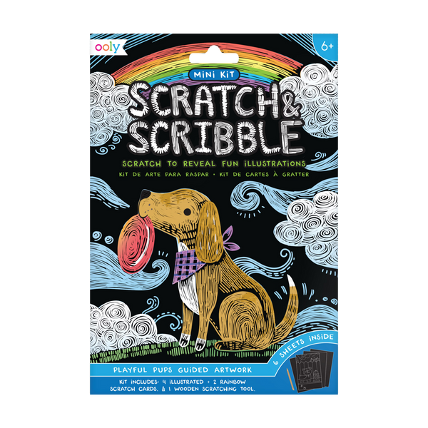 Ooly Wacky Universe Scratch & Scribble Mini Art Kit - Bibs and Kids Boutique