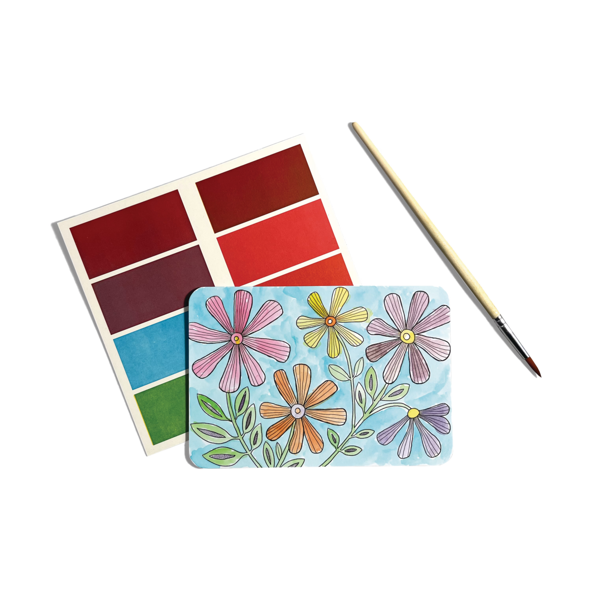  Watercolor Kit for Adults, Floral Watercolors, DIY