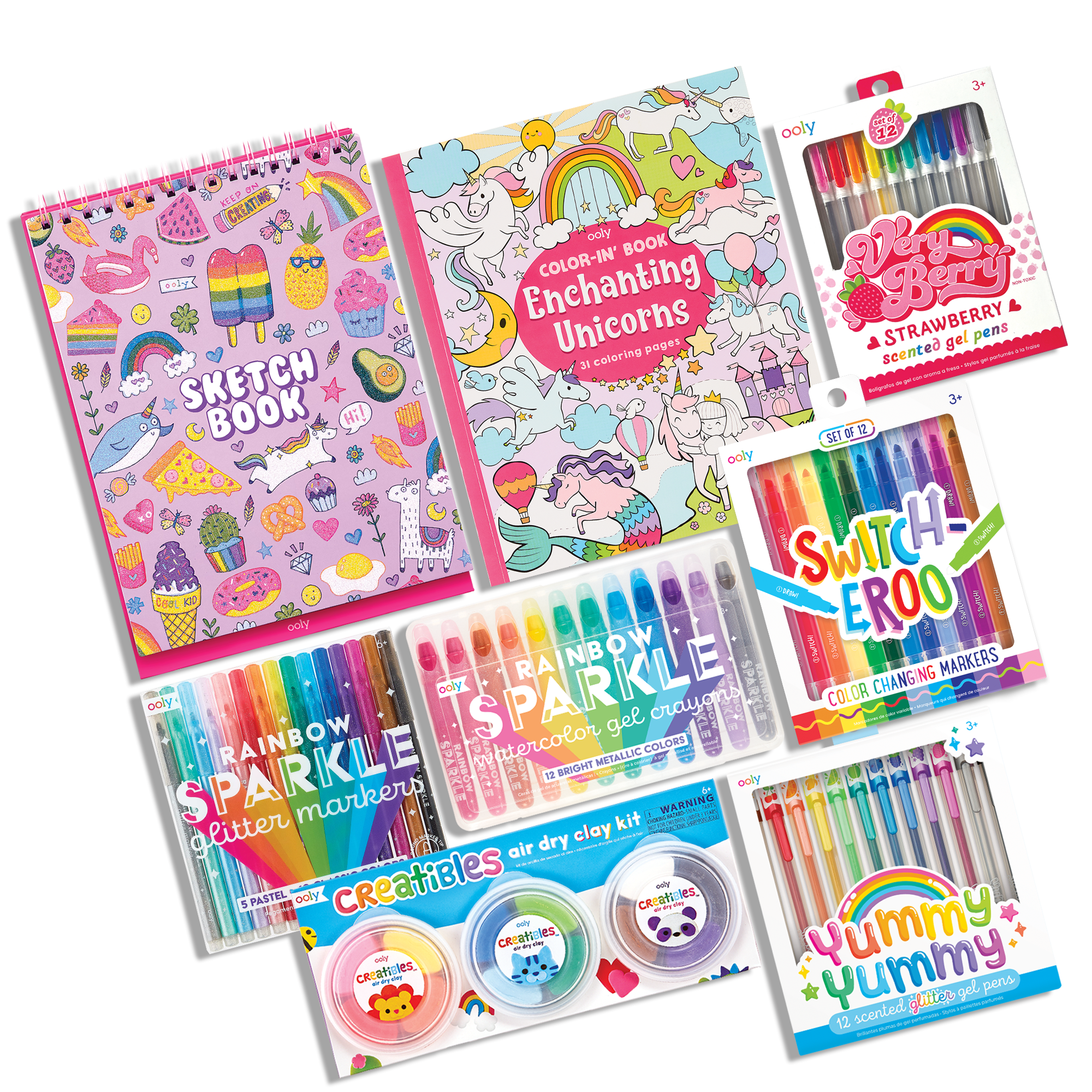 Ooly Creatibles Air Dry Clay Kit