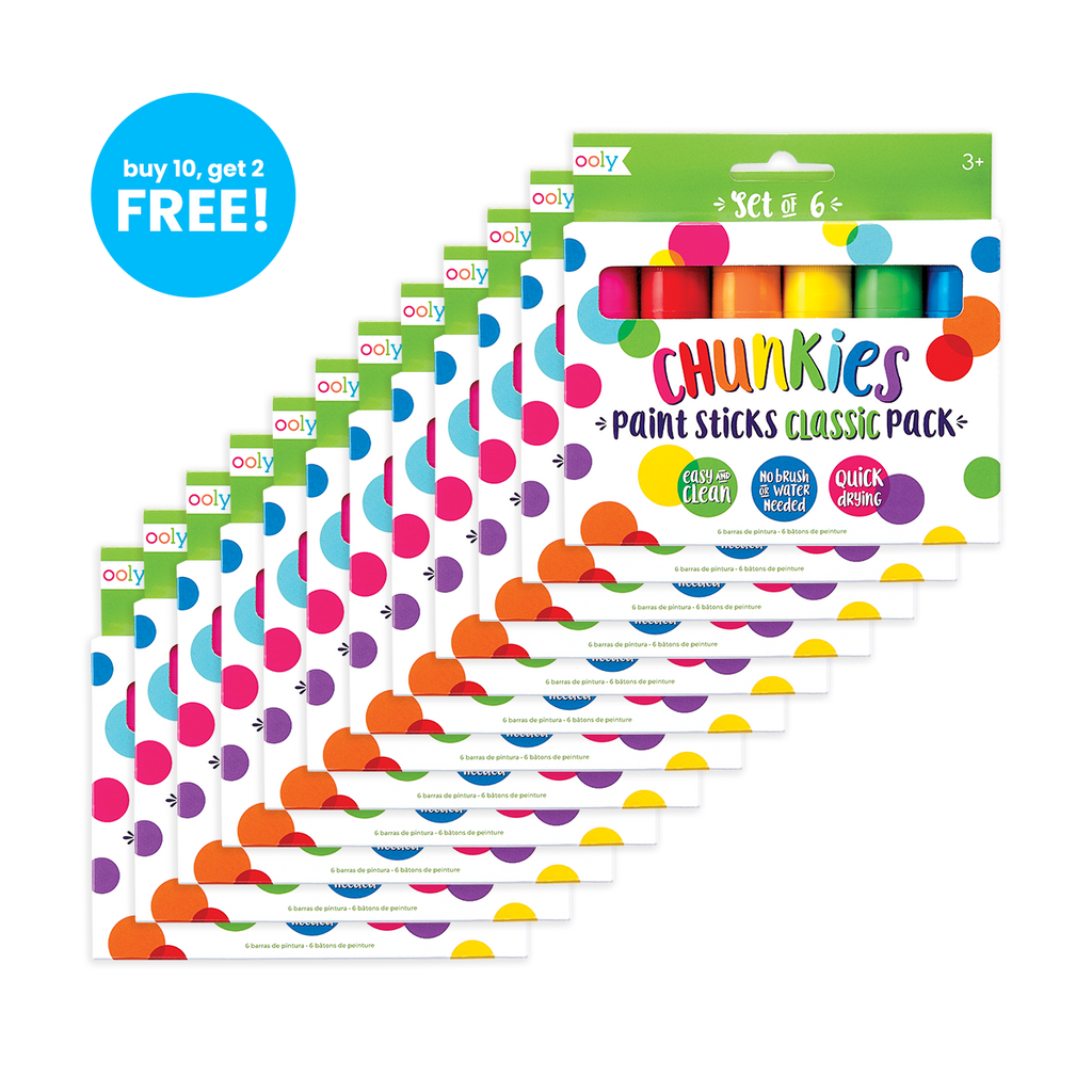 Ooly chunkies paint sticks - set of 12 – Dilly Dally Kids