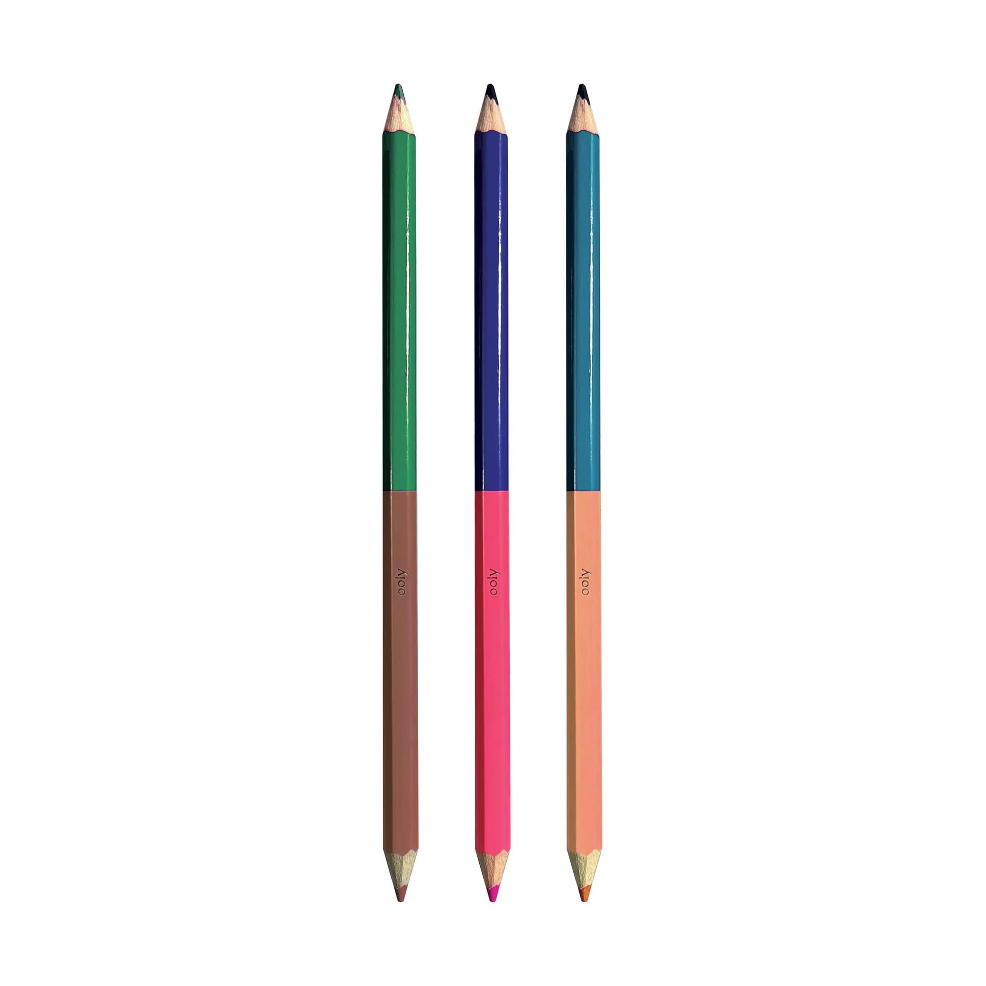 Erasable Color Pencil Set, 3.3 mm, 2B, Assorted Lead and Barrel Colors,  24/Pack - BOSS Office and Computer Products