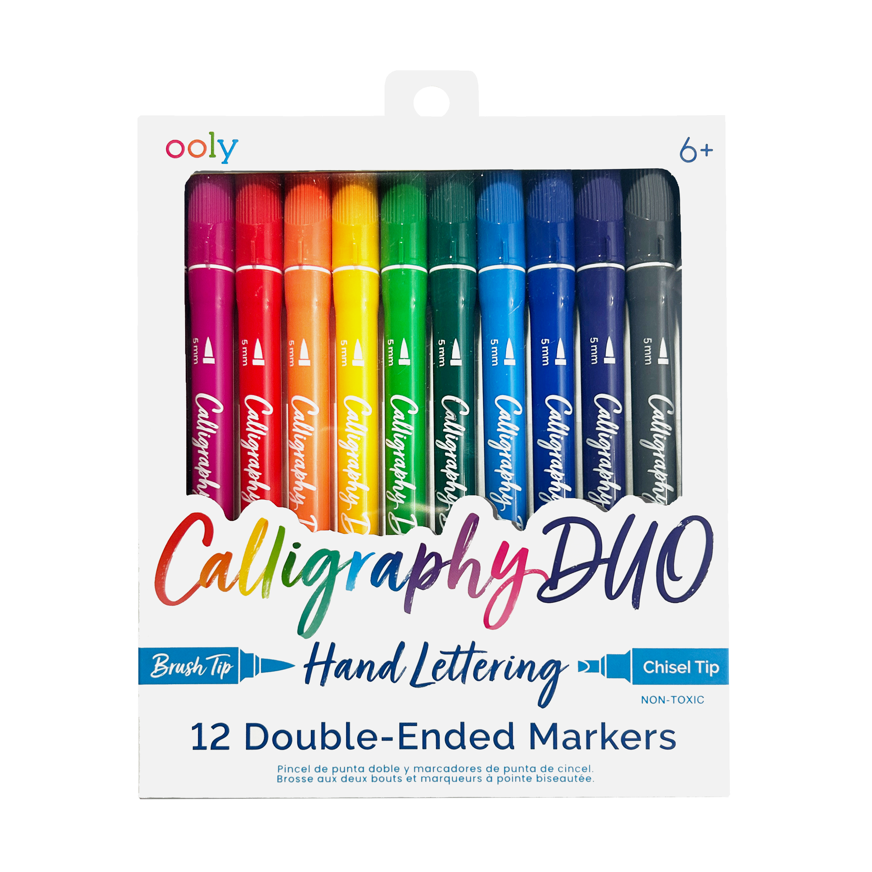 OOLY Calligraphy Duo Double-Ended Markers front of packaging