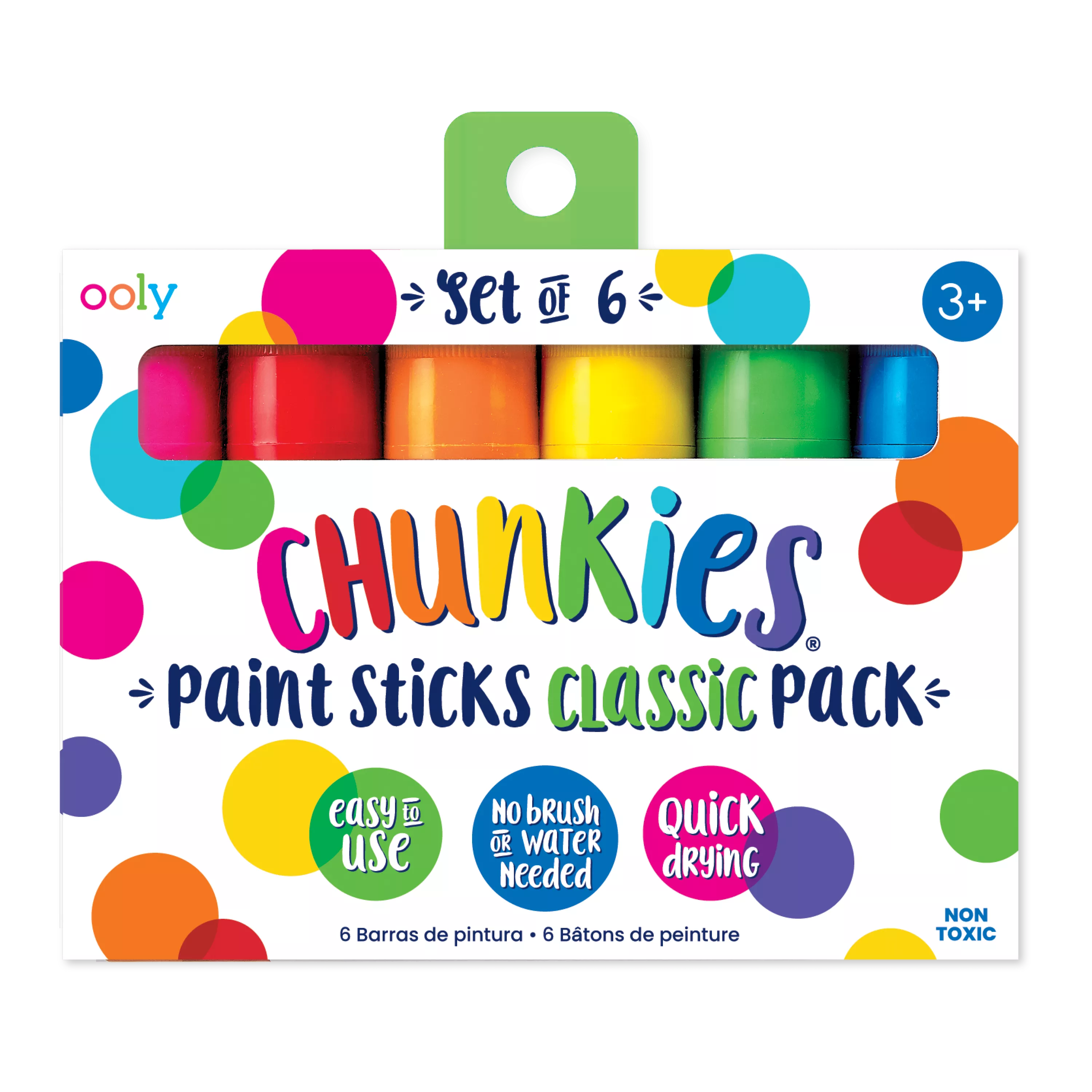 Front of packaging OOLY Chunkies Paint Sticks - Classic Pack