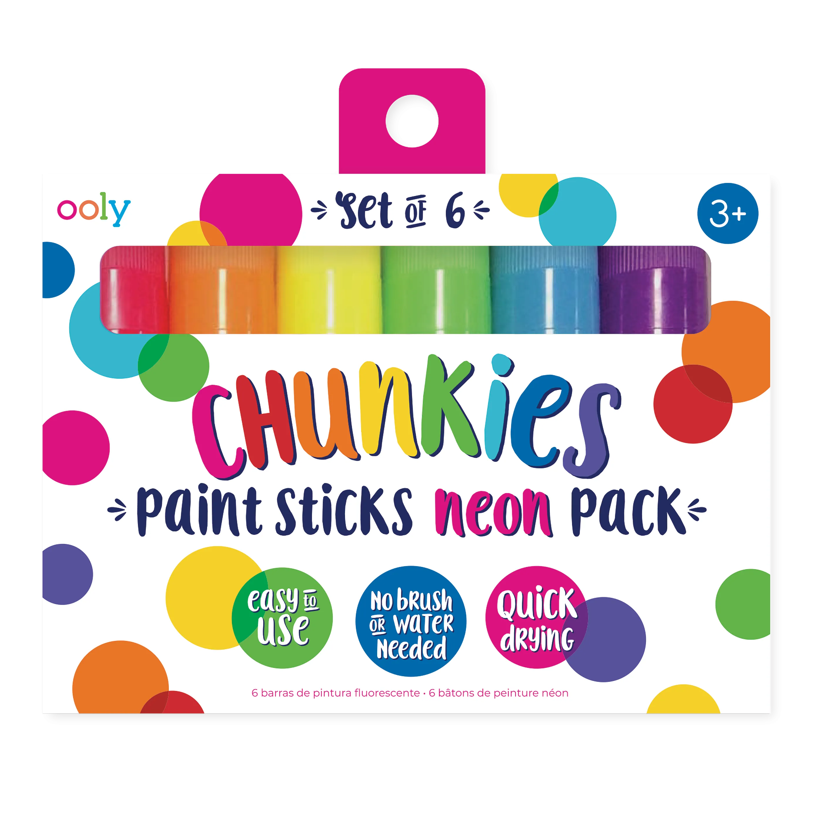 Chunkies Paint Sticks - Neon - Set of 6