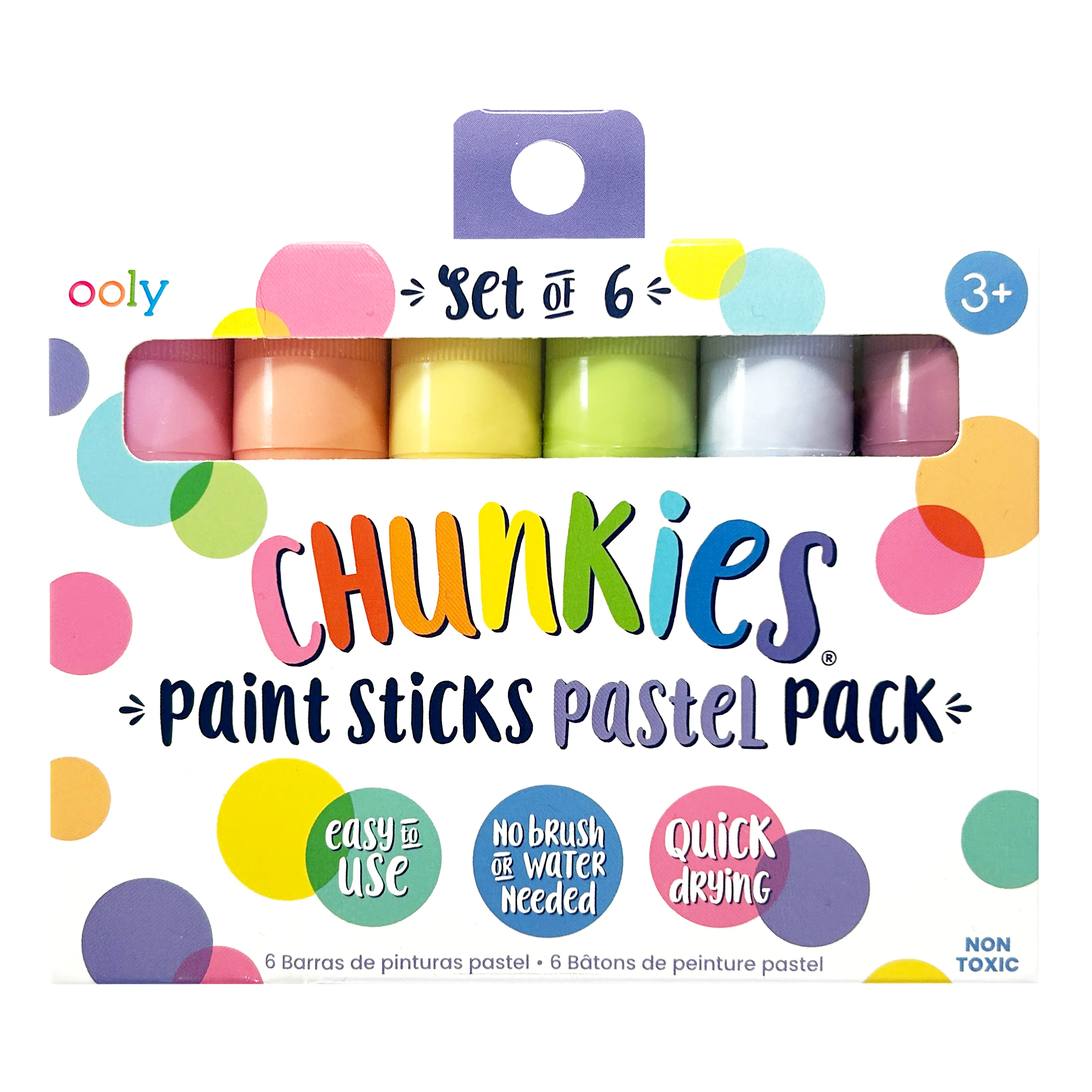 OOLY Chunkies Paint Sticks Pastel in packaging