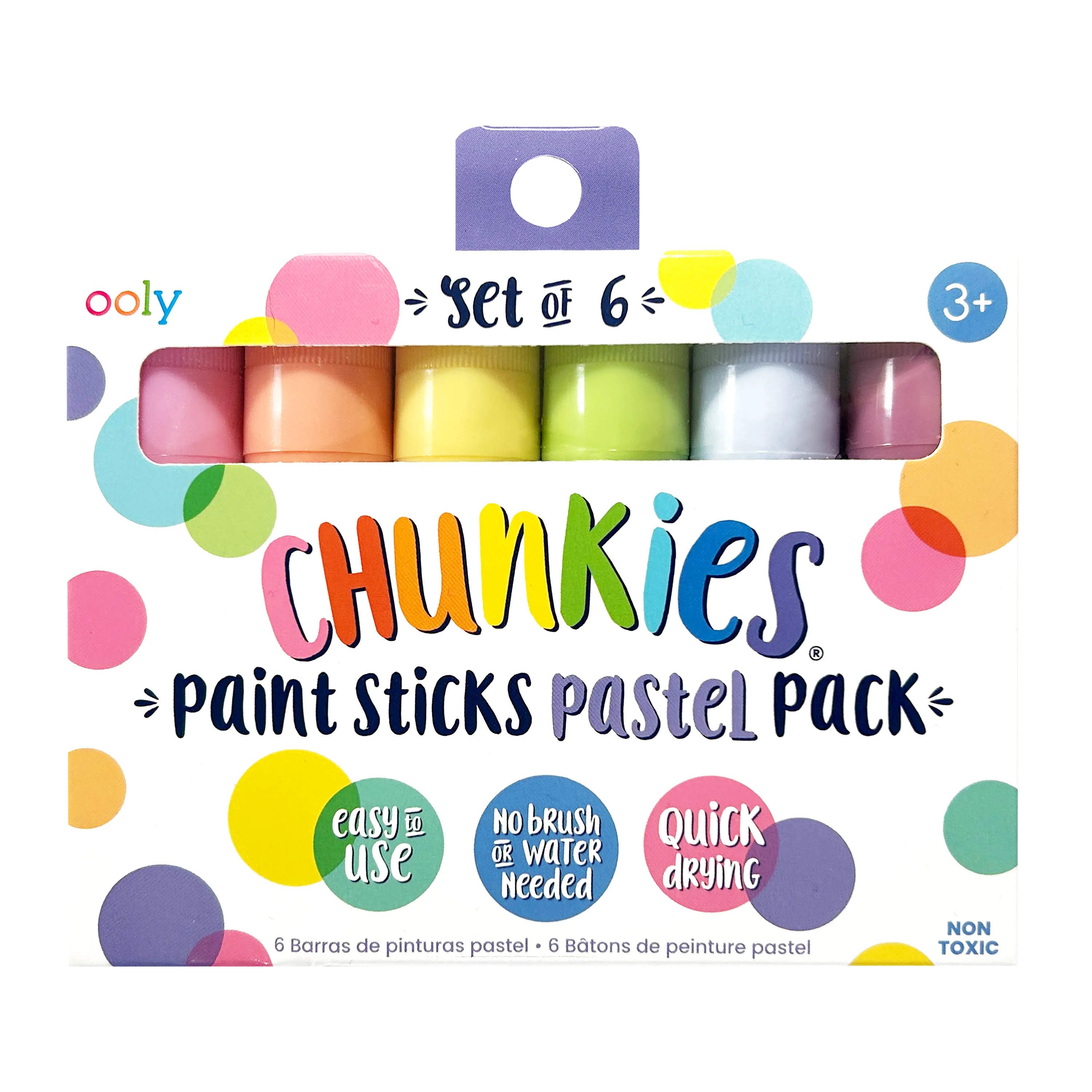 OOLY Chunkies Paint Sticks Pastel in packaging