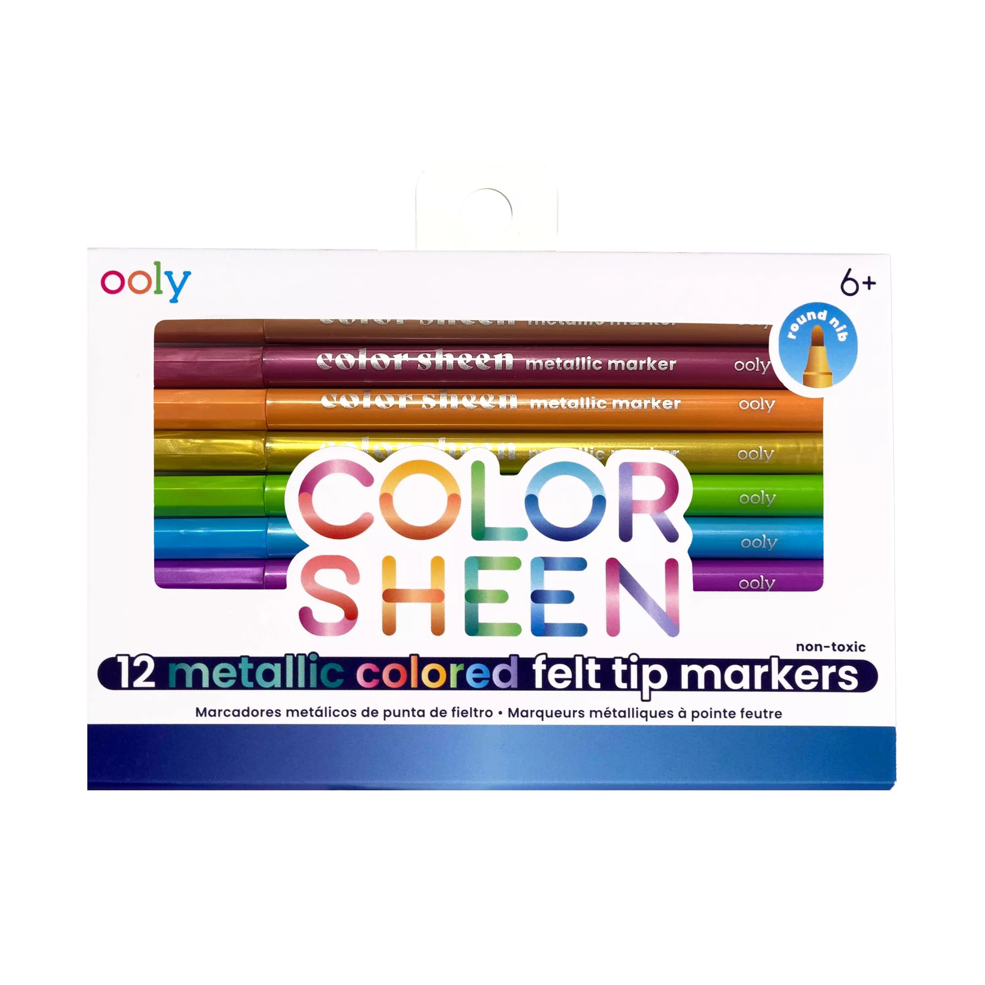 Dual Tone Double Ended Brush Marker - Set of 12/24 colors - OOLY