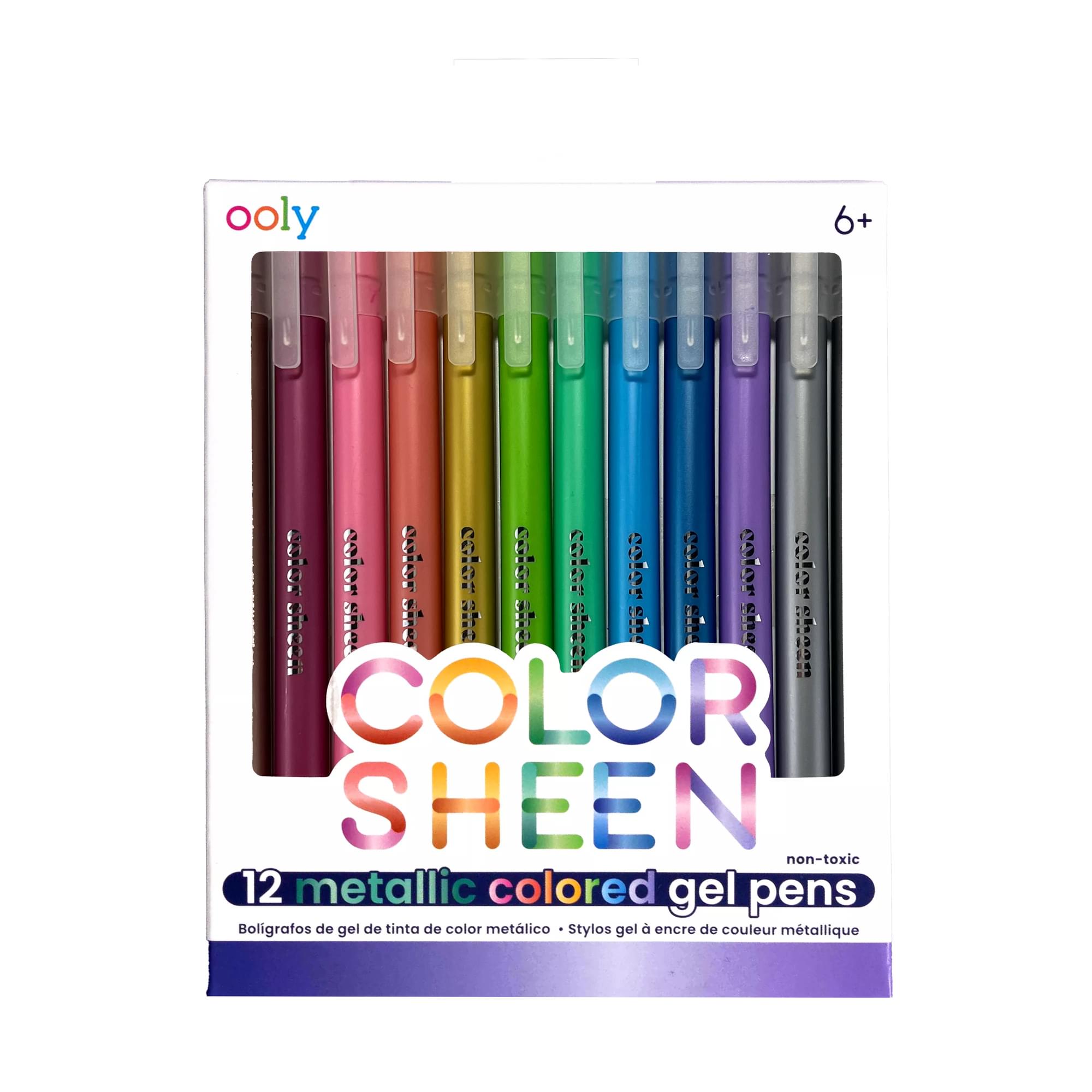 Ooly - Modern Metallic Gel Pens, Set of 3 - Gus and Ruby Letterpress