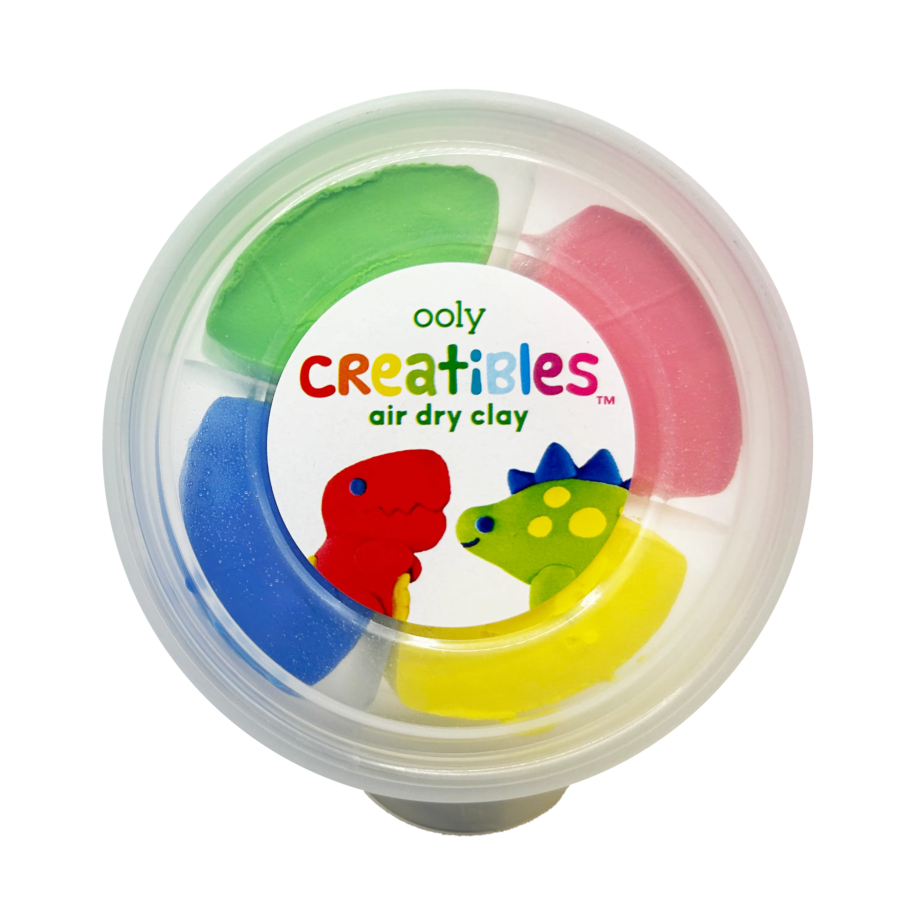 Closed case of OOLY Creatibles Mini Air Dry Clay Kit - Dino BFFs