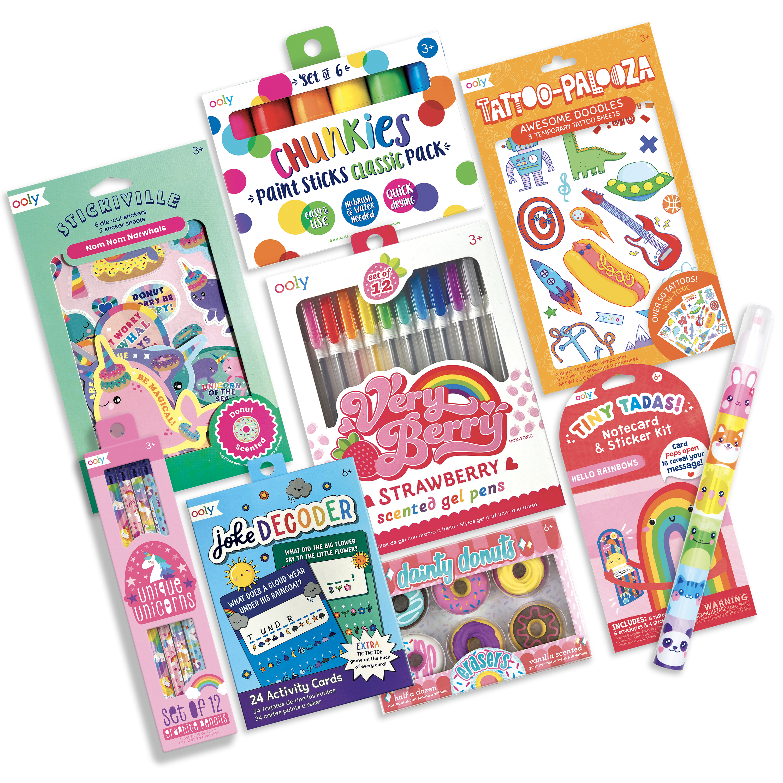 OOLY Happy Kids Bonus Box collection of products