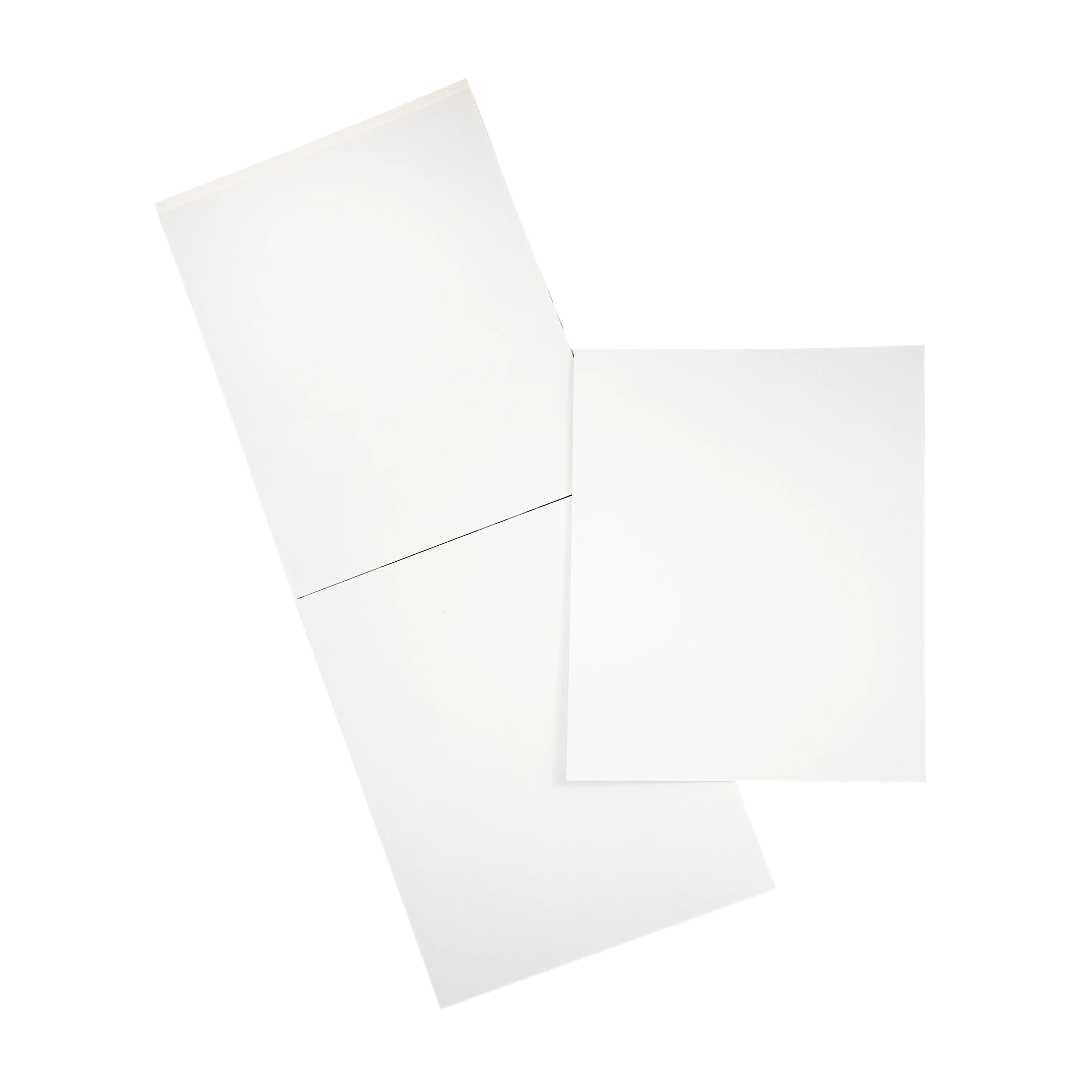 3 blank sheets of Front of OOLY Paintology Canvas Paper Pad