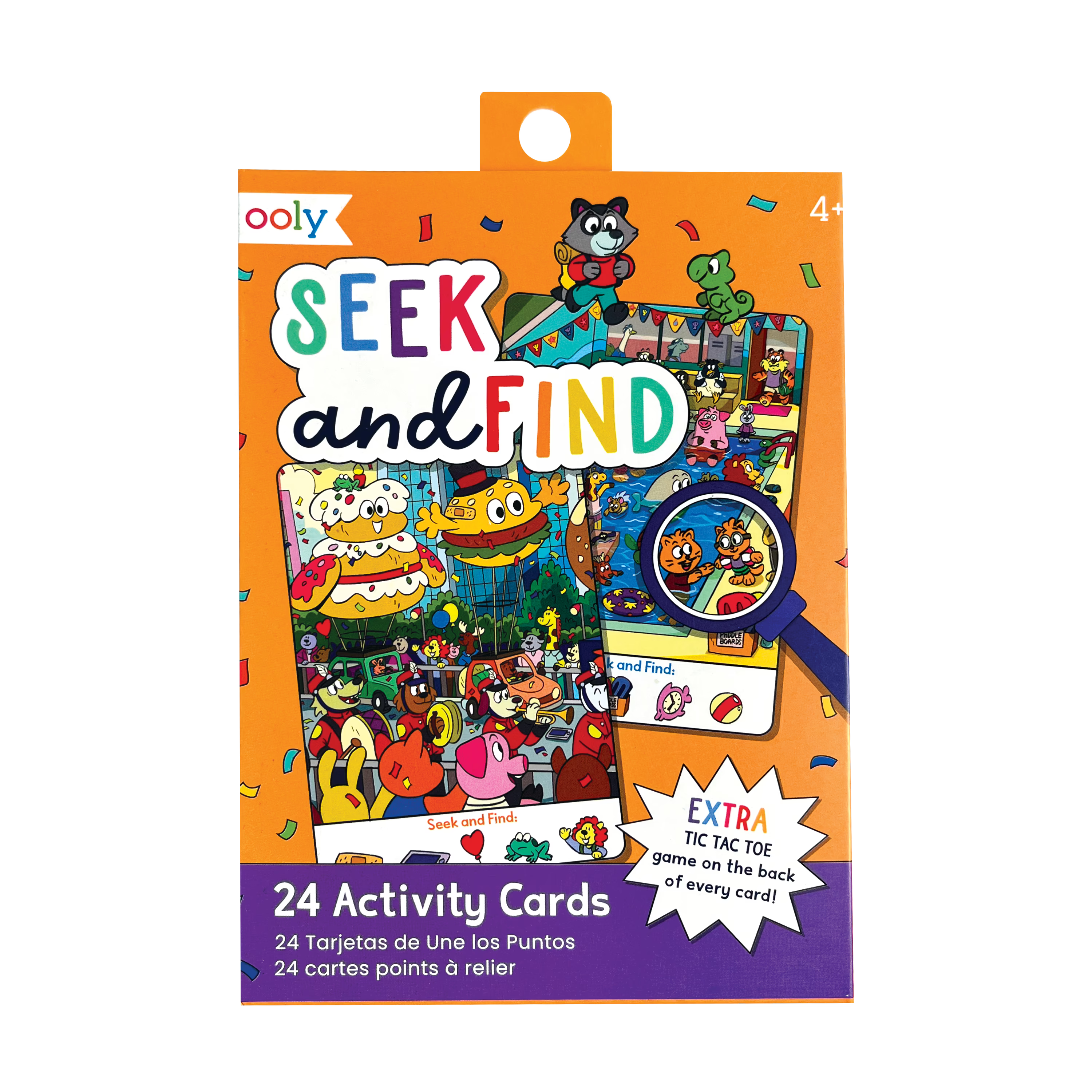 OOLY Seek and Find Paper Games activity card set front of packaging