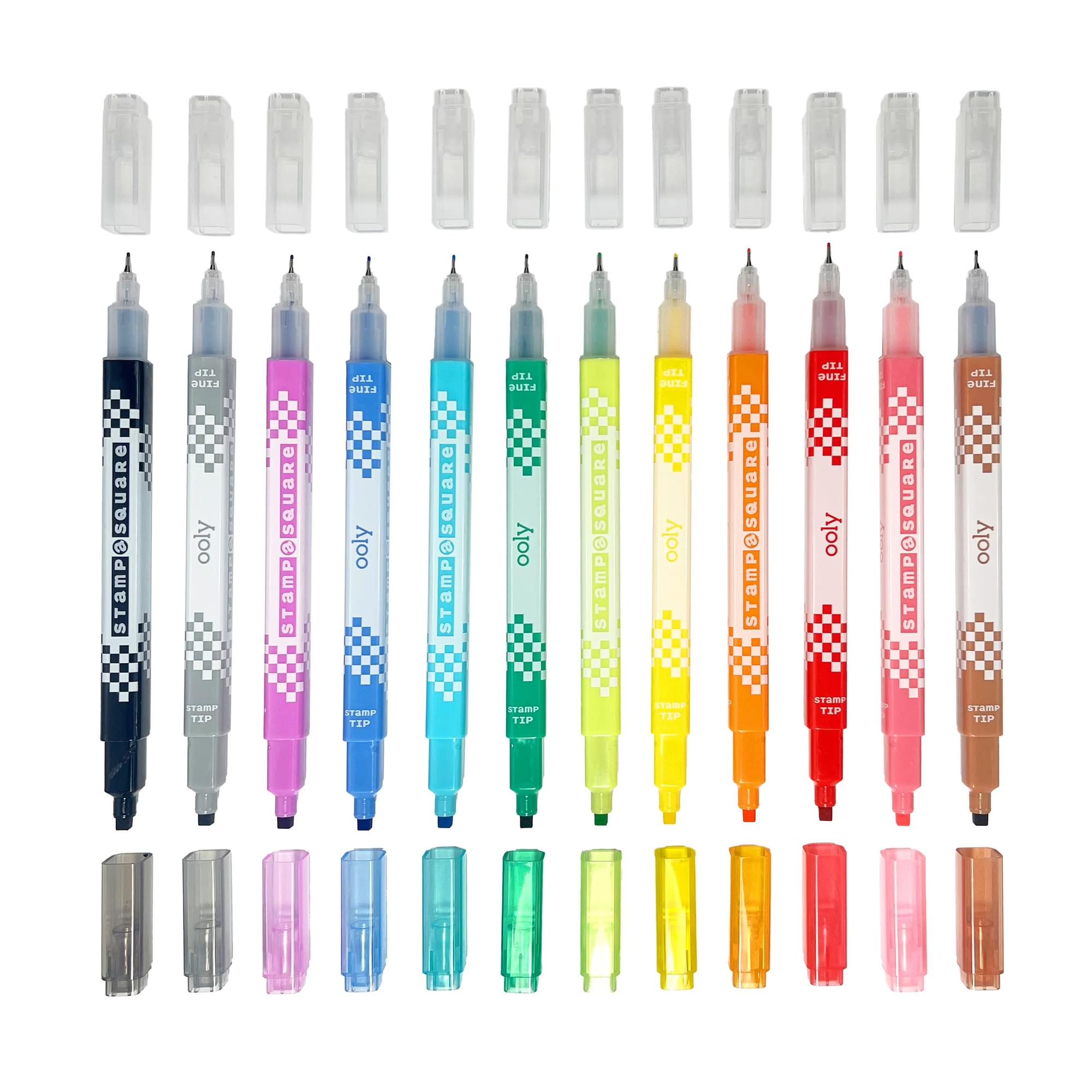 Metallic Color Markers Soft Bristle Brush Tips 12 Colors - Temu
