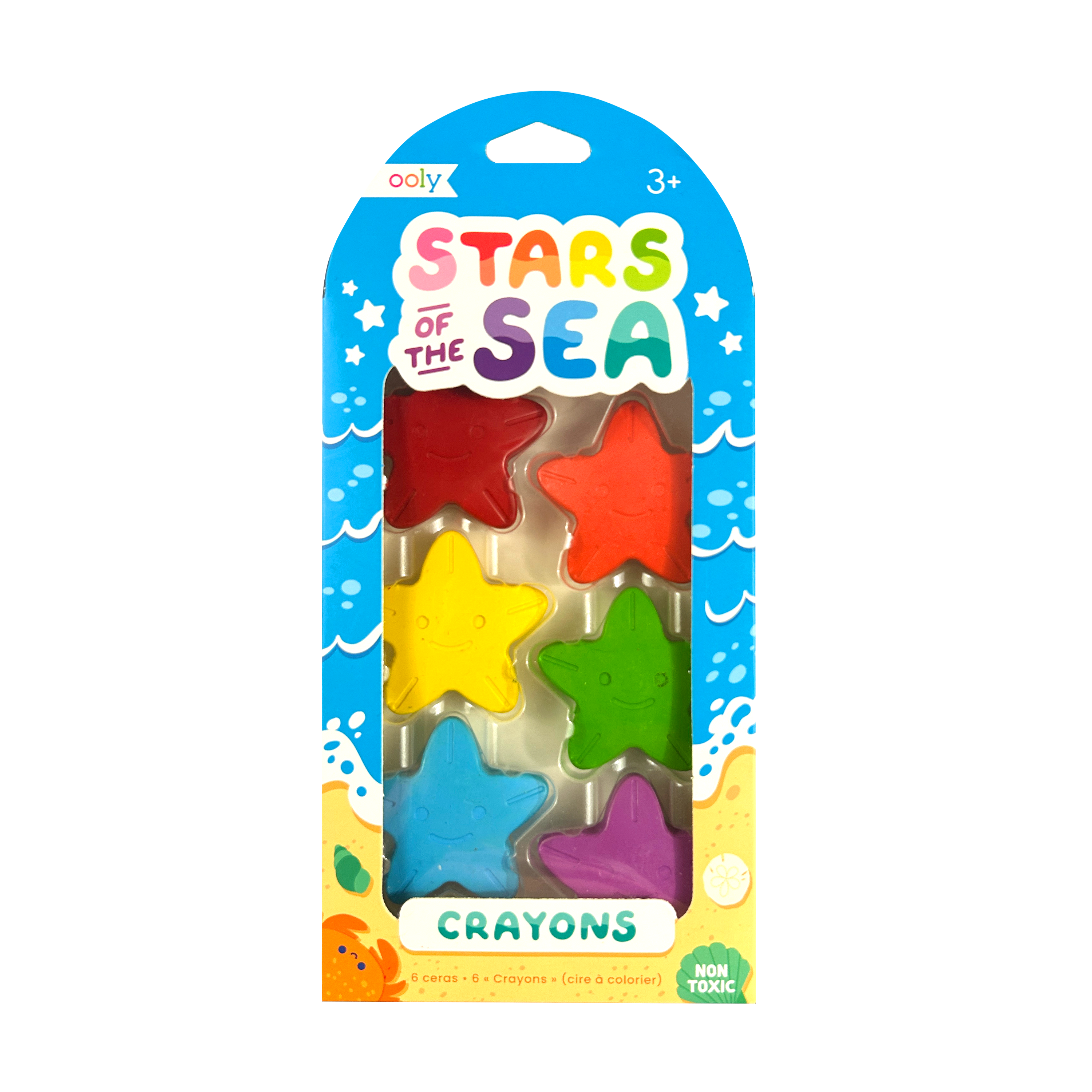 OOLY Stars of the Sea Crayons packaging front