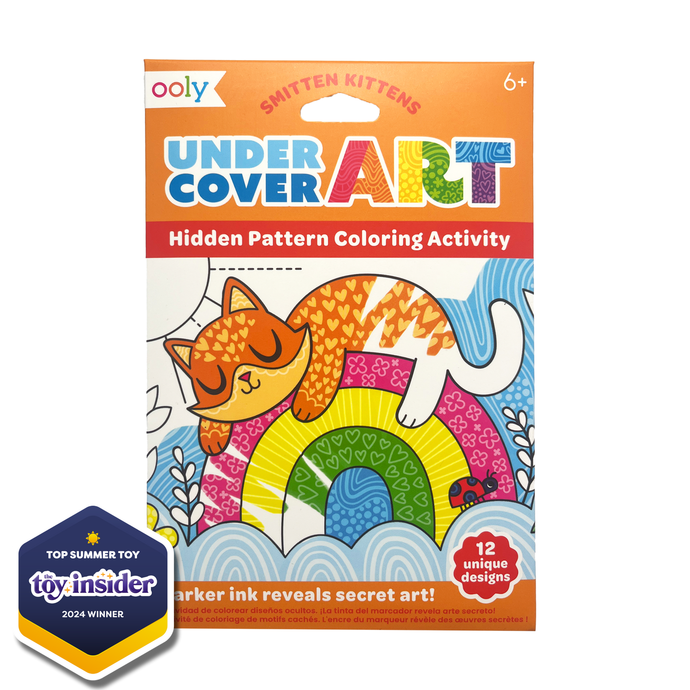 Undercover Art Hidden Pattern Coloring Activity Art Cards - Smitten ...