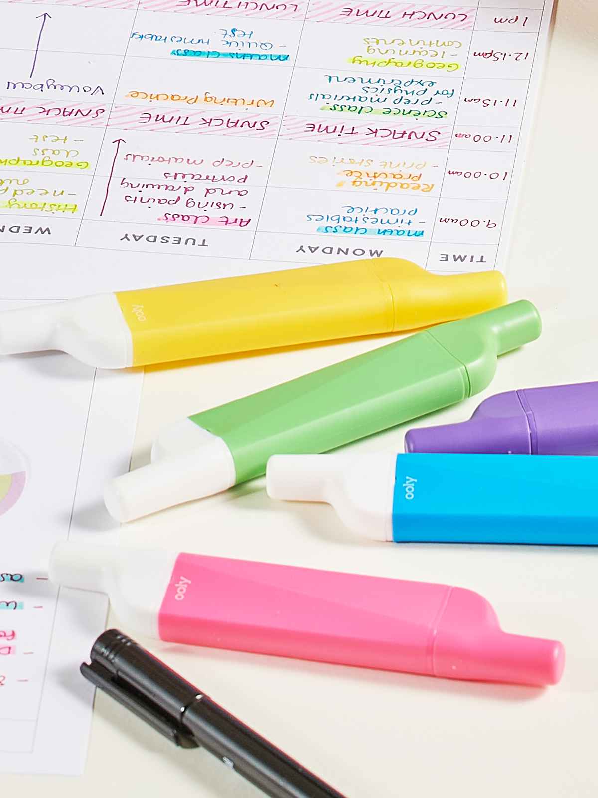 Ooly - 6 Pcs - Dual Liner Neon Highlighter » Cheap Shipping
