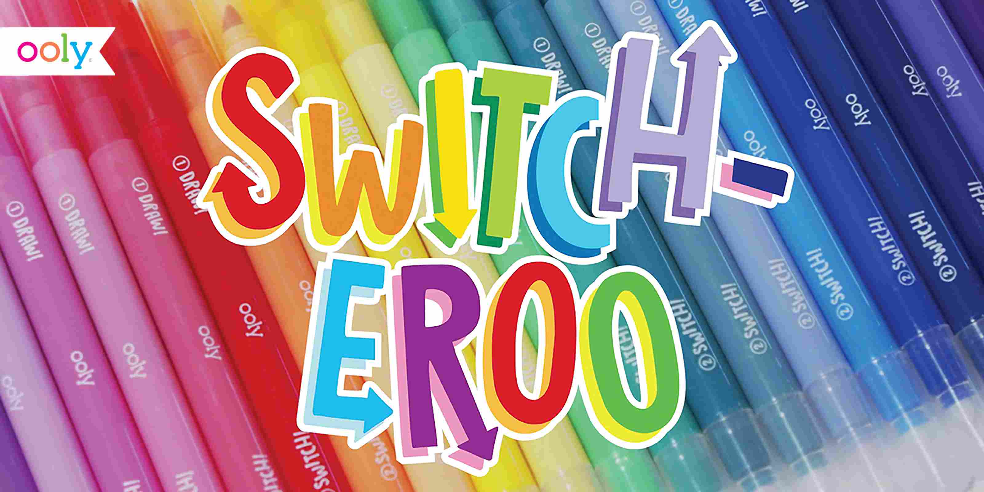 Ooly Switch-eroo - Paquete de 12 marcadores cambiantes de color de doble  cara en colores vibrantes, marcadores que cambian de color son geniales  para el regreso a la escuela para proyectos de arte, : Industrial y  Científico 