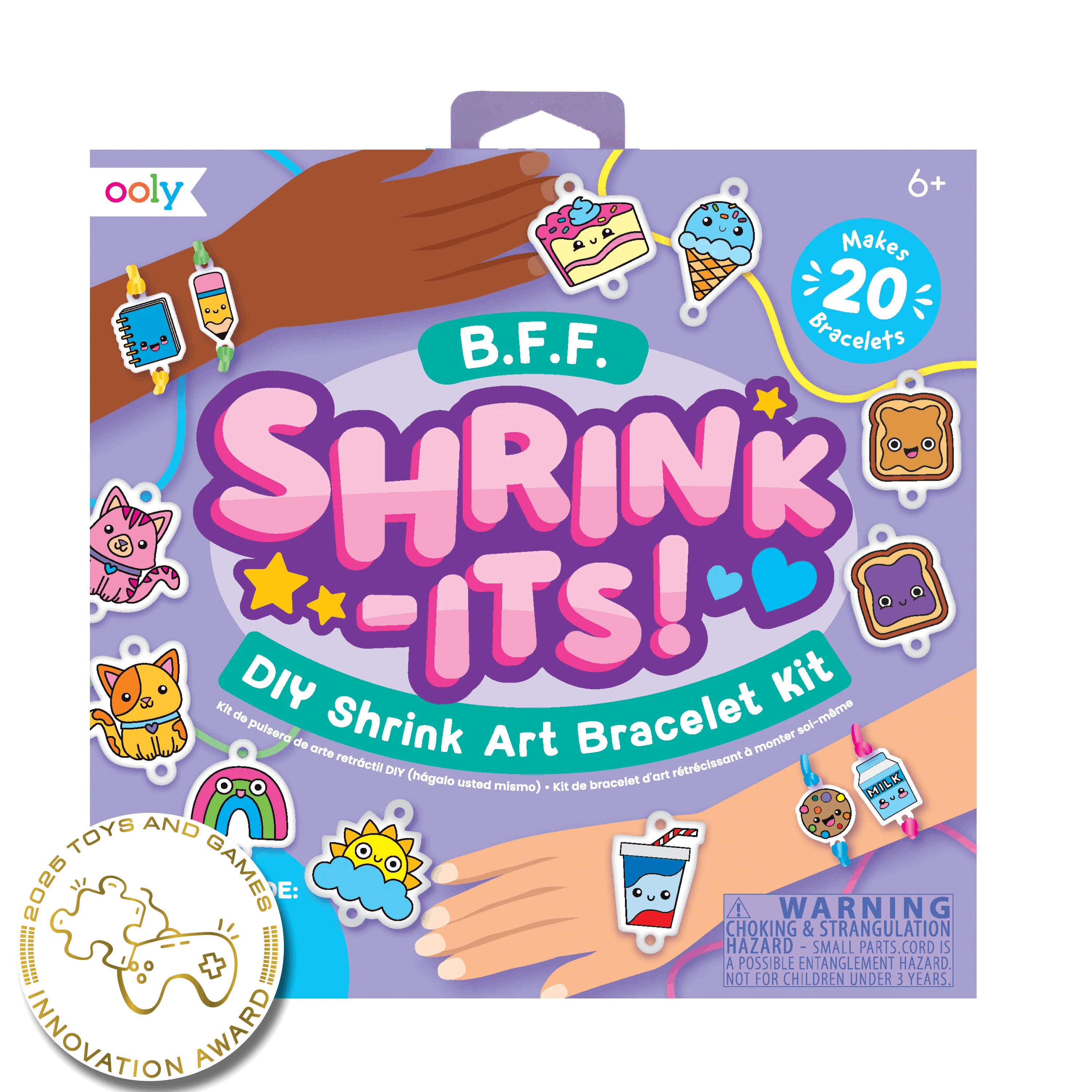 Shrink-its! DIY Shrink Art Bracelet Kit - BFF