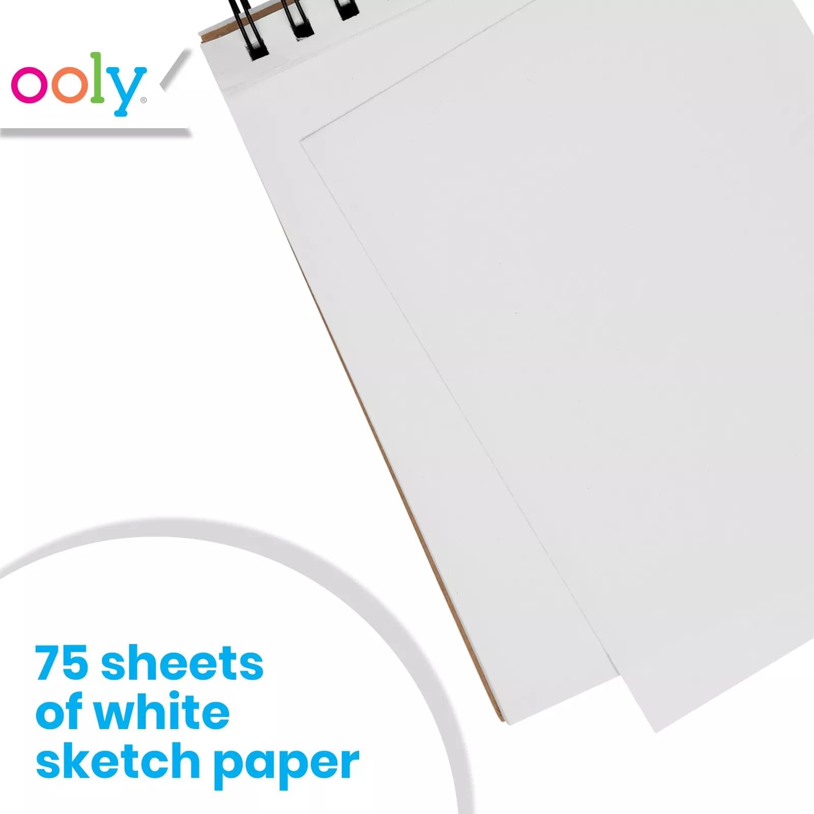 DIY Cover Sketchbook White 5x7.5 - Tip Toes