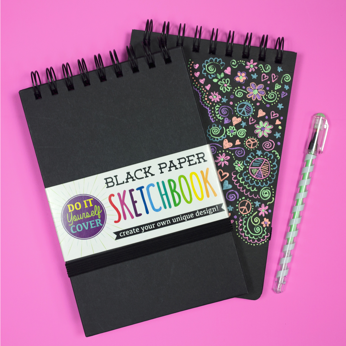 Black DIY Cover Sketchbook - OOLY