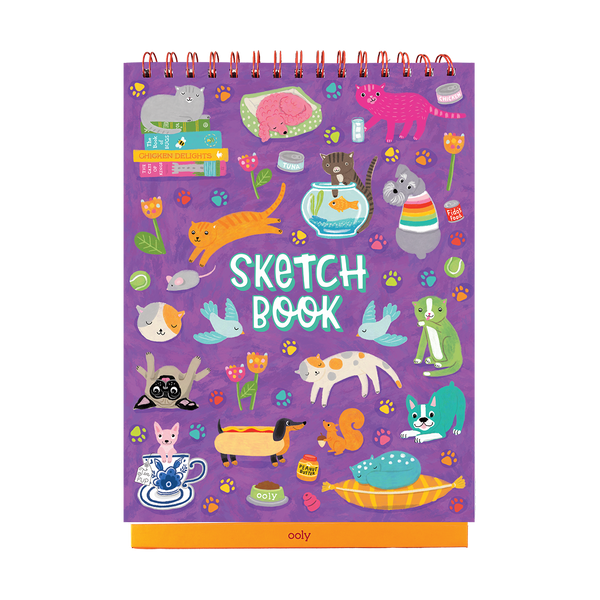 Sketchbook: Kids Sketchbook with Pandas and Candy to Practice