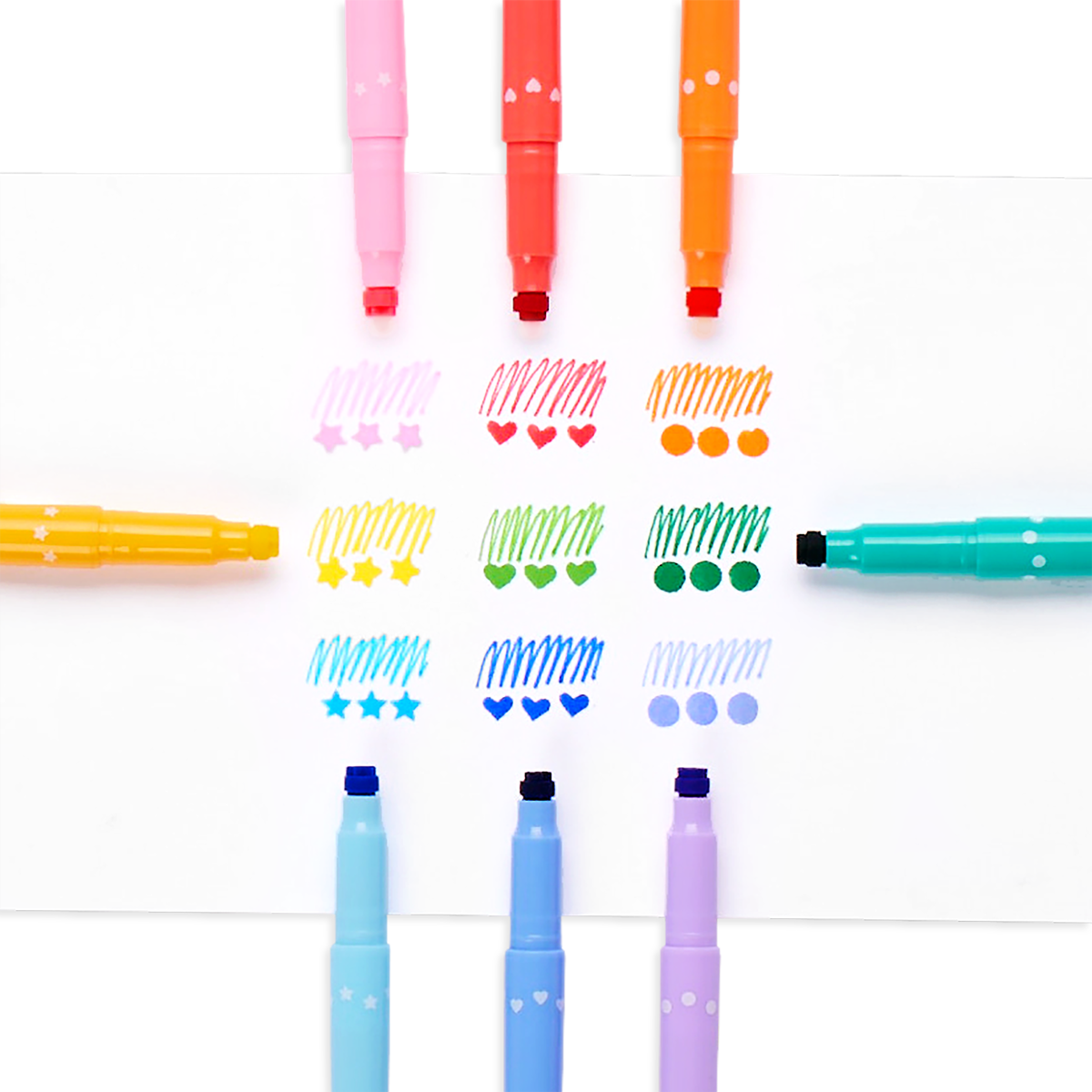 Ooly Stamp-A-Doodle Double-Ended Markers – Minim Kids