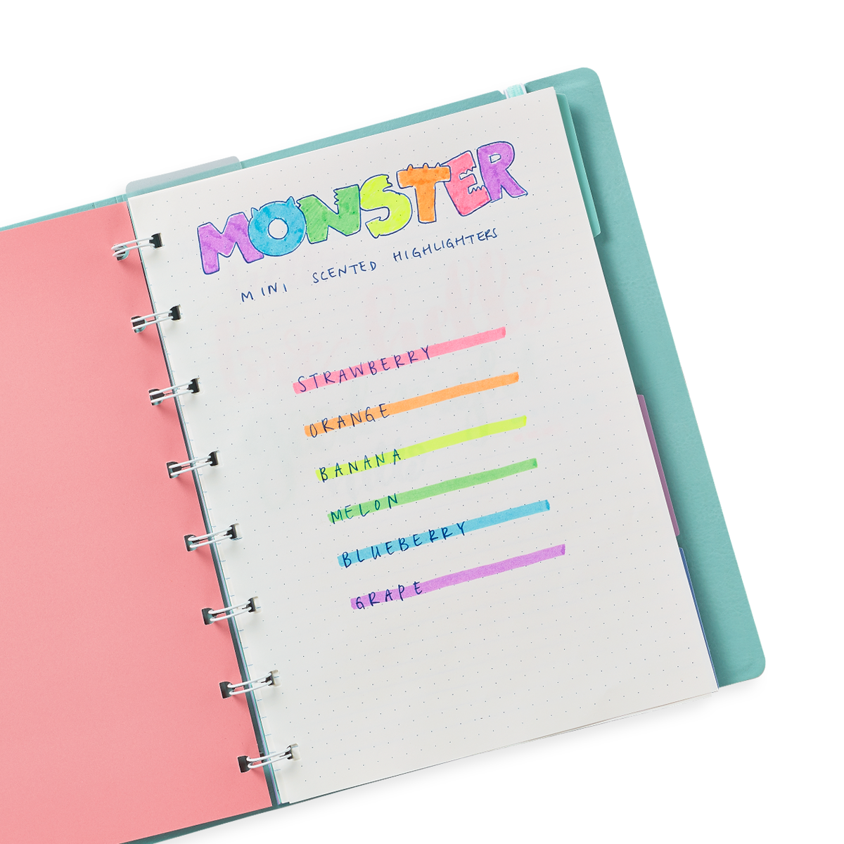 Mini Monster Scented Highlighters - Set of 6 - Cheeky Monkey Toys