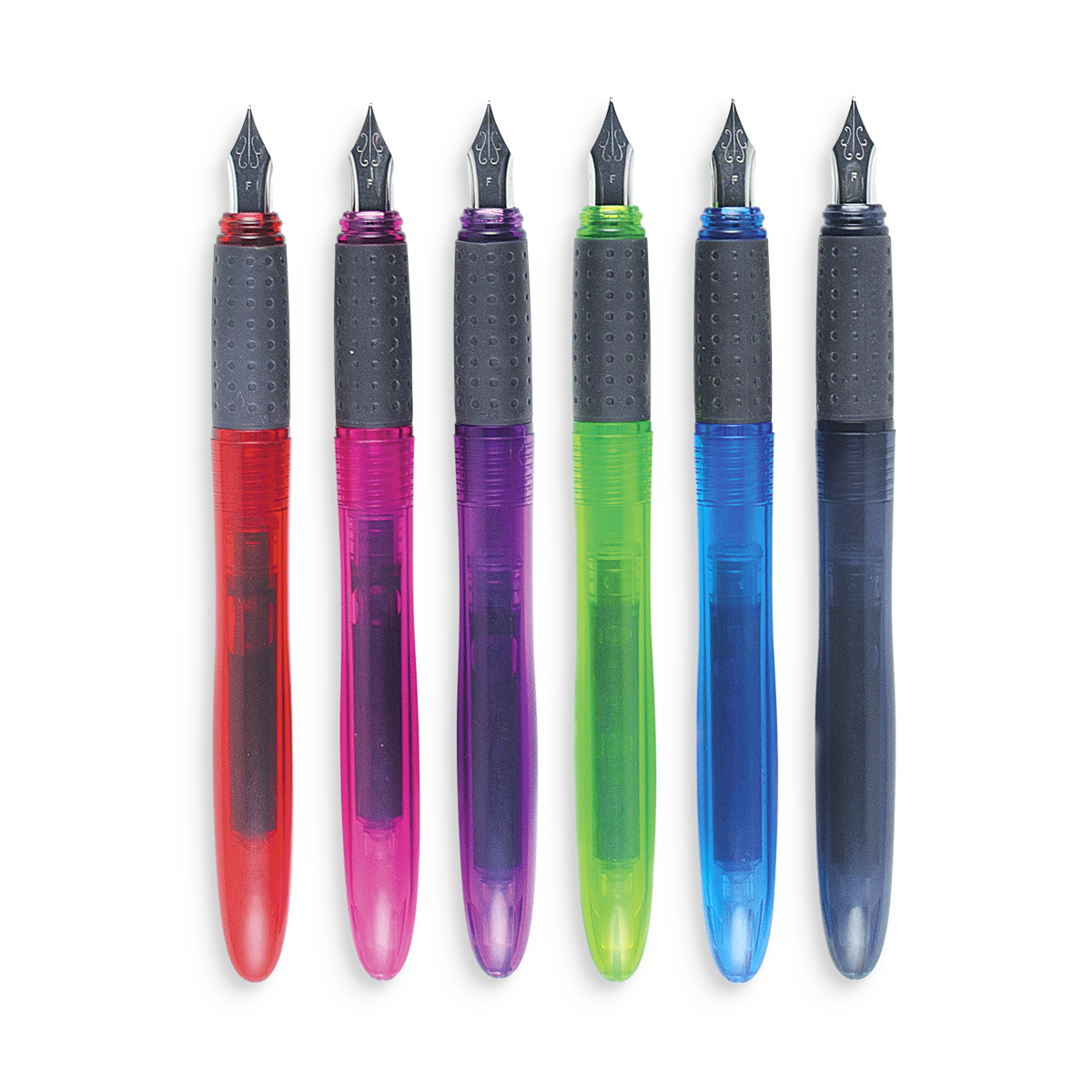 Marspark 26 Pieces Disposable Fountain Pens for Writing Assorted Colors  Colorful Fountain Pen Ink Pen Office Supplies for Lettering Hand Drawing