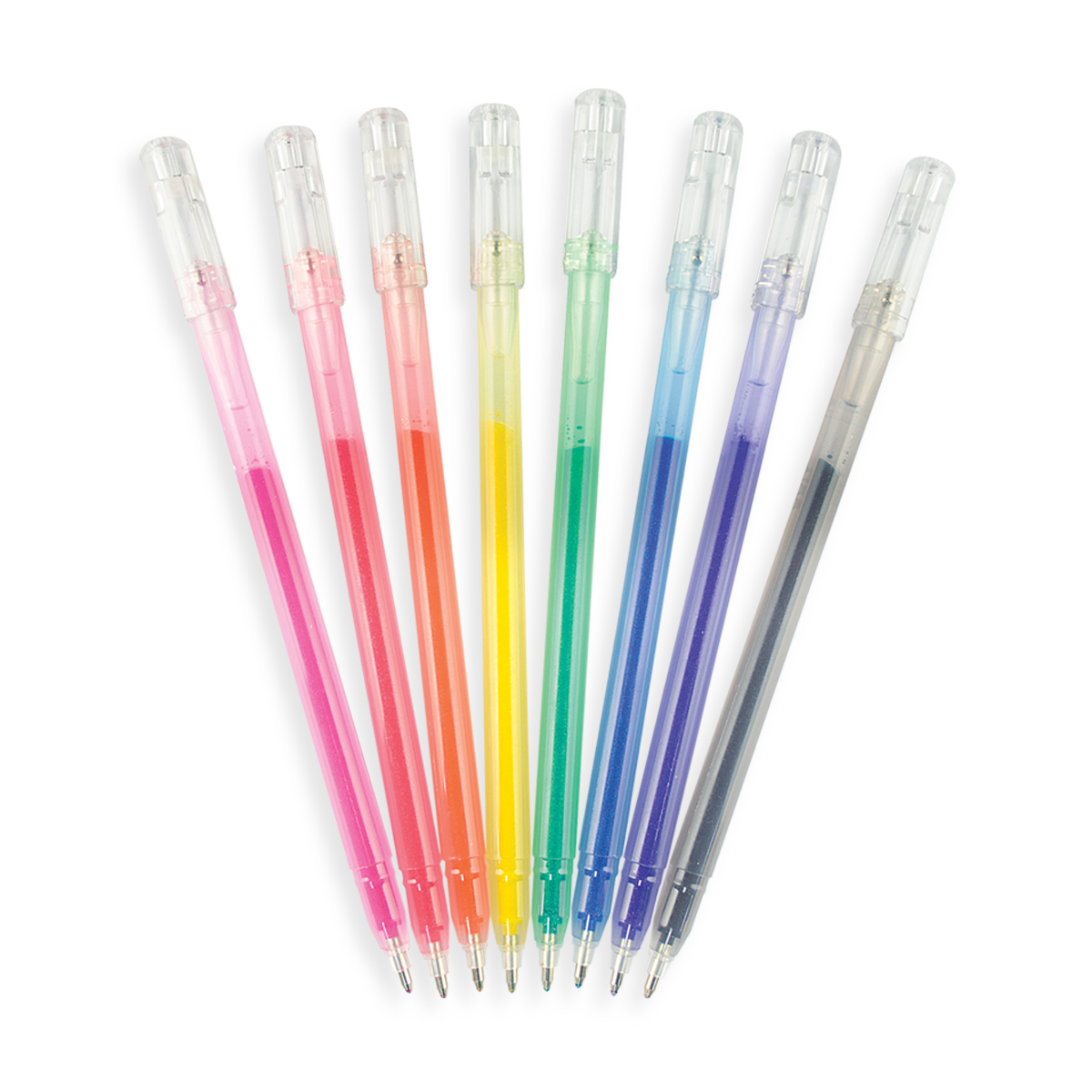  Ooly Rainbow Sparkle Glitter Markers [Set of 15], Includes 5  Pastel Markers and 10 Clasic Color Markers, Glittery and Sparkling Markers  for Kids, 2mm Nib for Medium Sized Lines [GLITTER