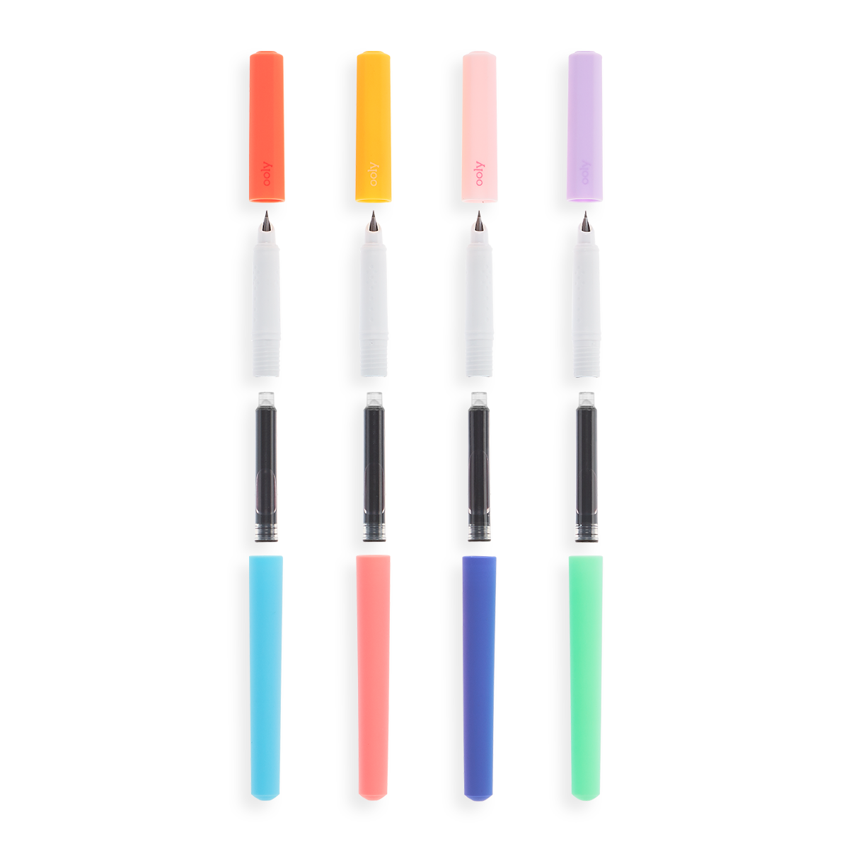 Color Write Fountain Pens (with Colored Ink) - OOLY