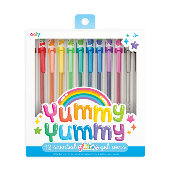 Yummy Yummy Scented Glitter Gel Pens - Set of 12 – Hello Penngrove