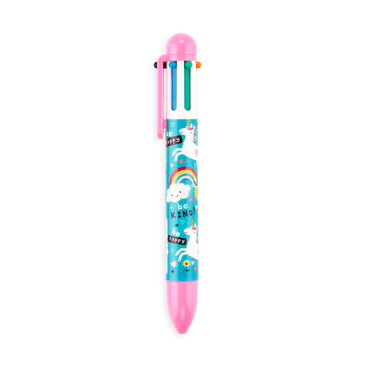 Kindness and Joy Toys  6 Click Multi Color Pens