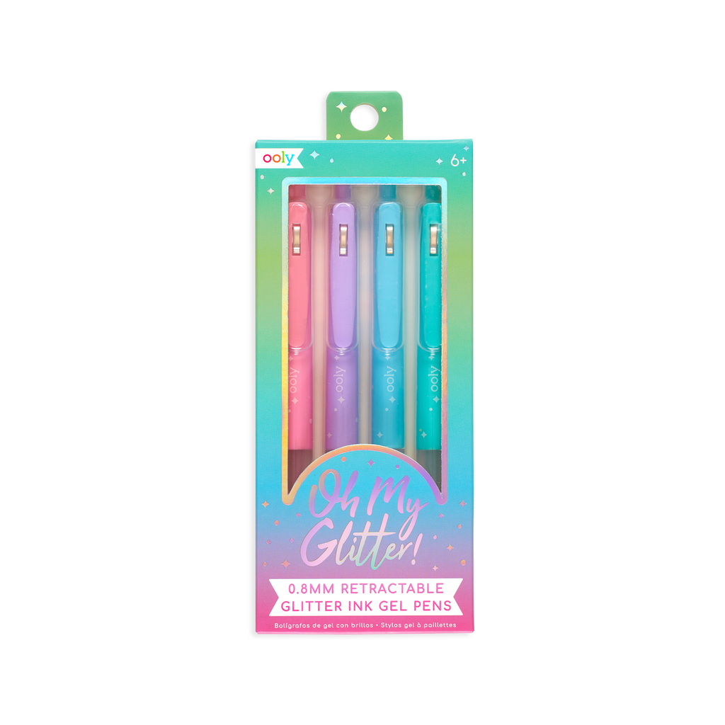 Ooly Oh My Glitter! Retractable Gel Pens - Set of 12