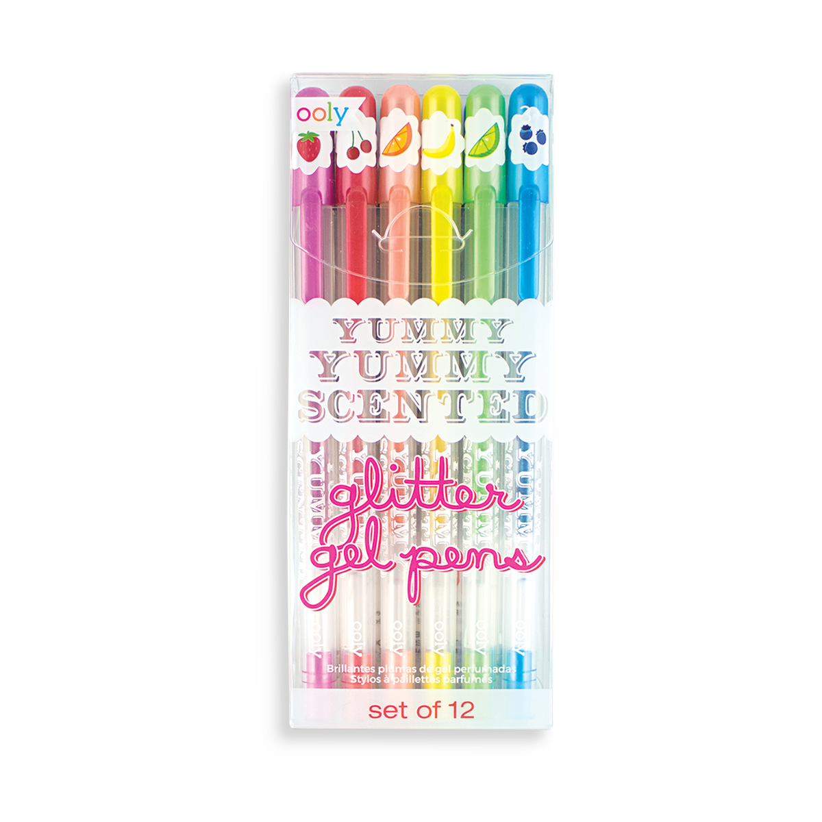 Ooly Yummy Yummy Scented Twist-Up Crayon Set of 10 – Crush