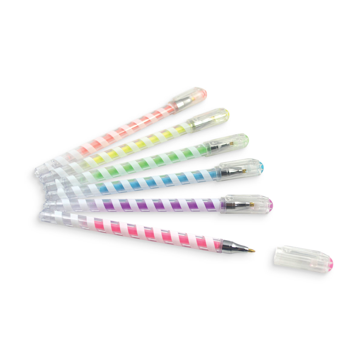 6 Click Multi Color Gel Pens - OOLY Arts & Crafts