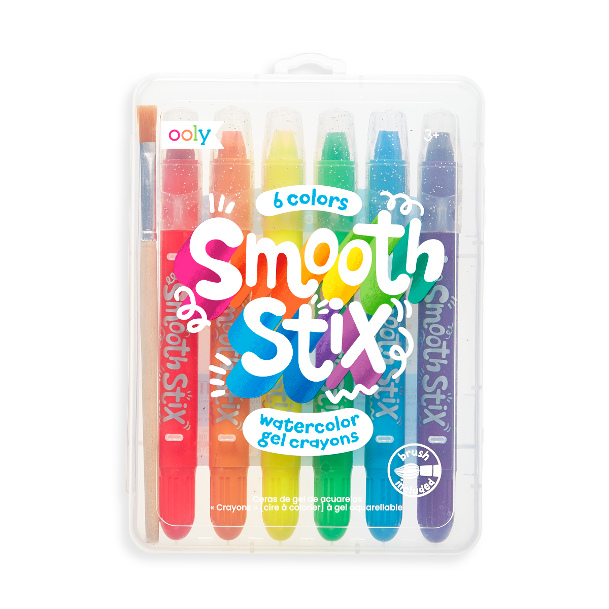 Rainbow Scoops Vanilla Scented Stacking Erasable Crayons
