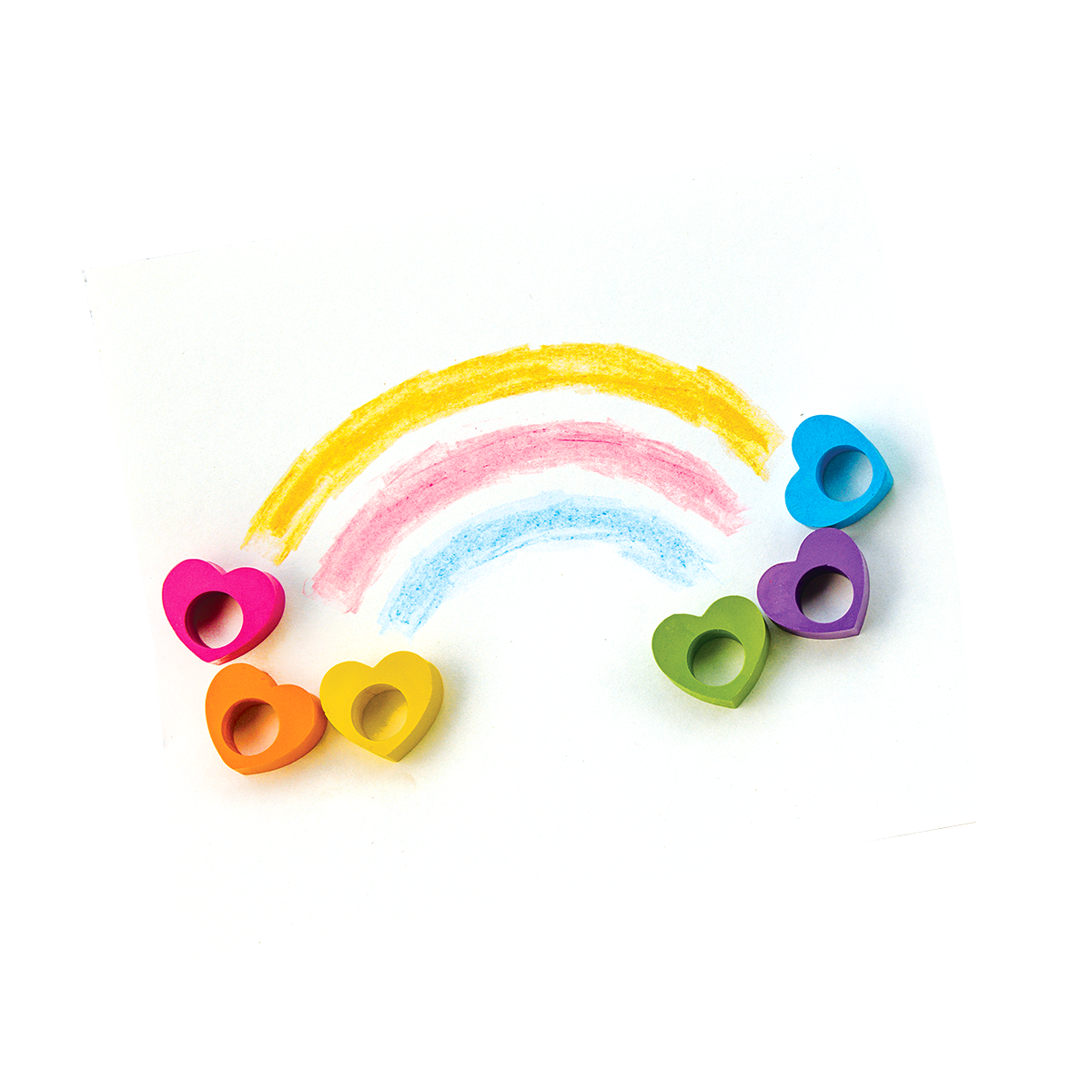 Whole Earth Provision Co.  OOLY OOLY Heart Ring Crayons