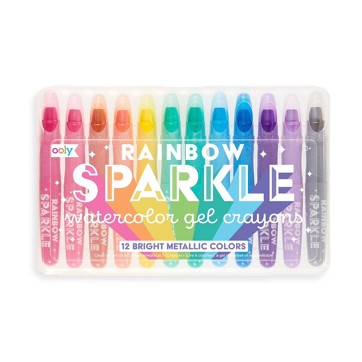 Rainbow Sparkle Glitter Markers - Set of 15 - OOLY