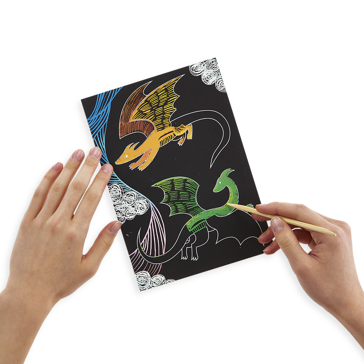 Scratch & Color: Space: Scratch Art & Coloring Book