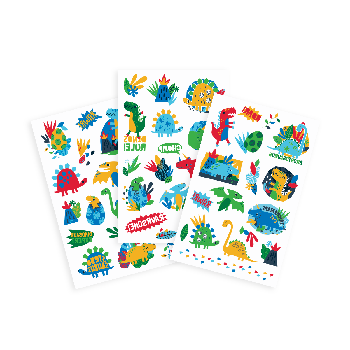 Amazon.com: 97 Pcs Dinosaur Temporary Tattoos Stickers, Cute Forest Dinosaur  Waterproof Tattoo Stickers Theme Party Supplies Decoration Birthday Party  Favors Kids Boys Girls Gifts : Toys & Games